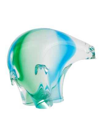 V. Nason & Co. Murano Glass Polar Bear Figurine