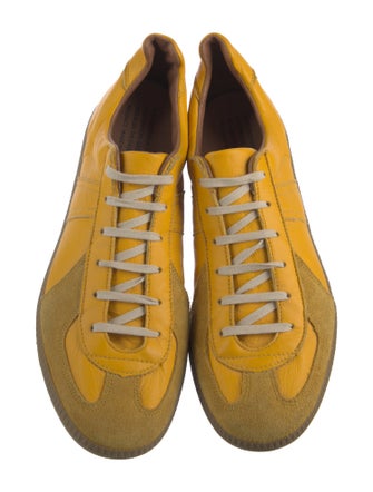 Reproduction of Found Leather Printed Sneakers