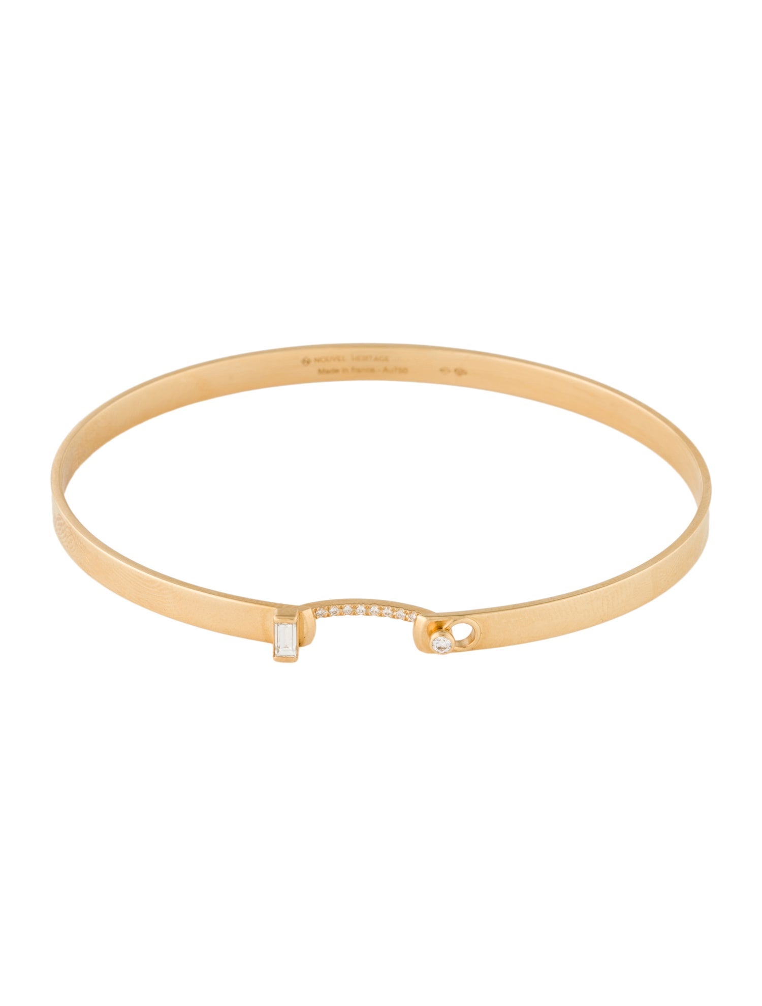 Nouvel Heritage 18K Diamond Dinner Date Mood Bangle