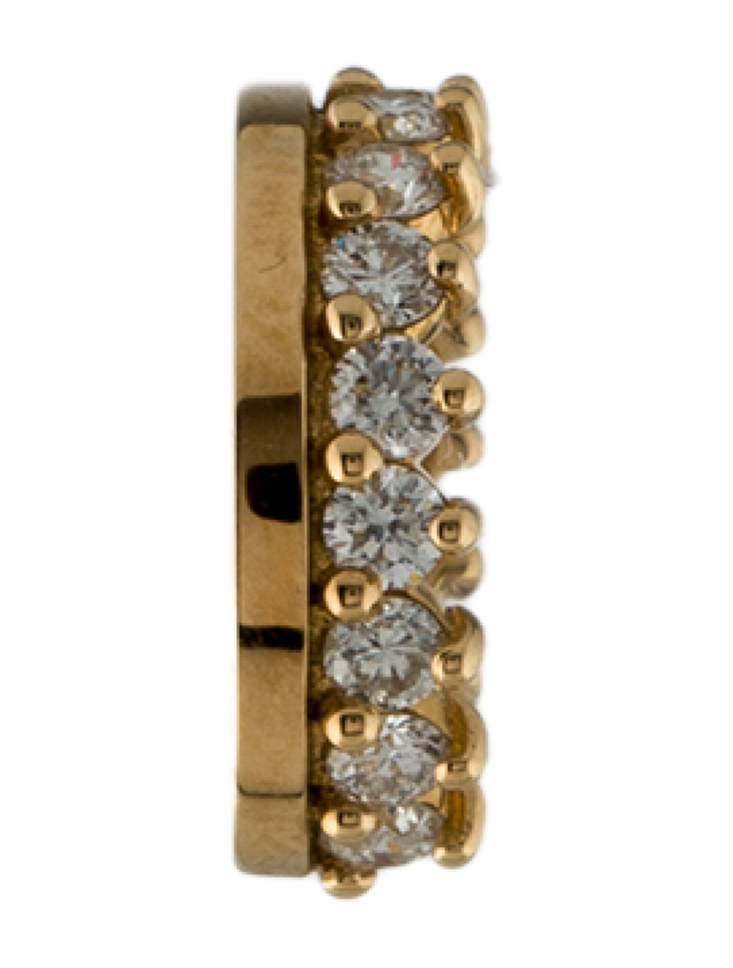 Nouvel Heritage 18K Diamond Vendome Lace Ear Cuff