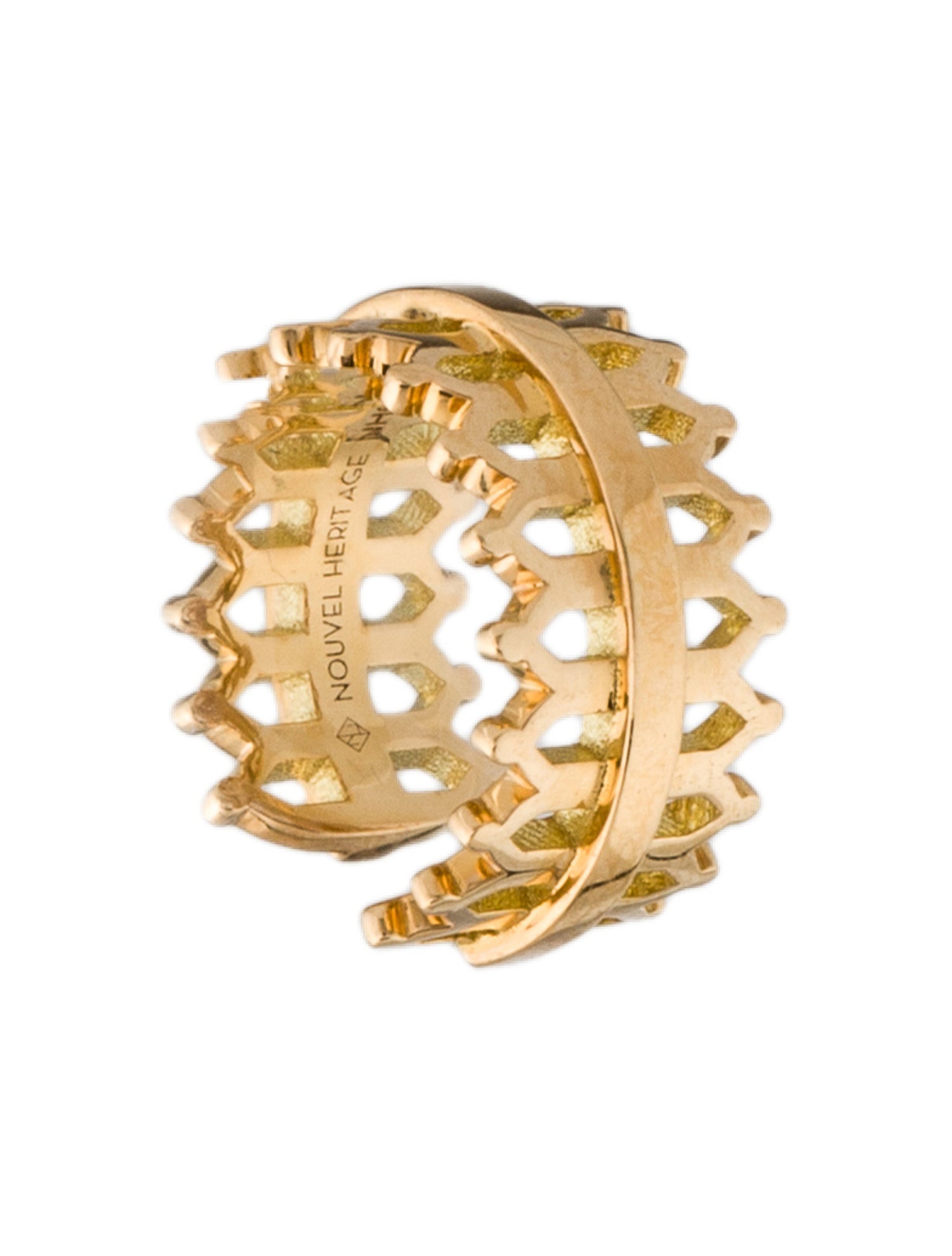 Nouvel Heritage 18K Double Lace Ear Cuff