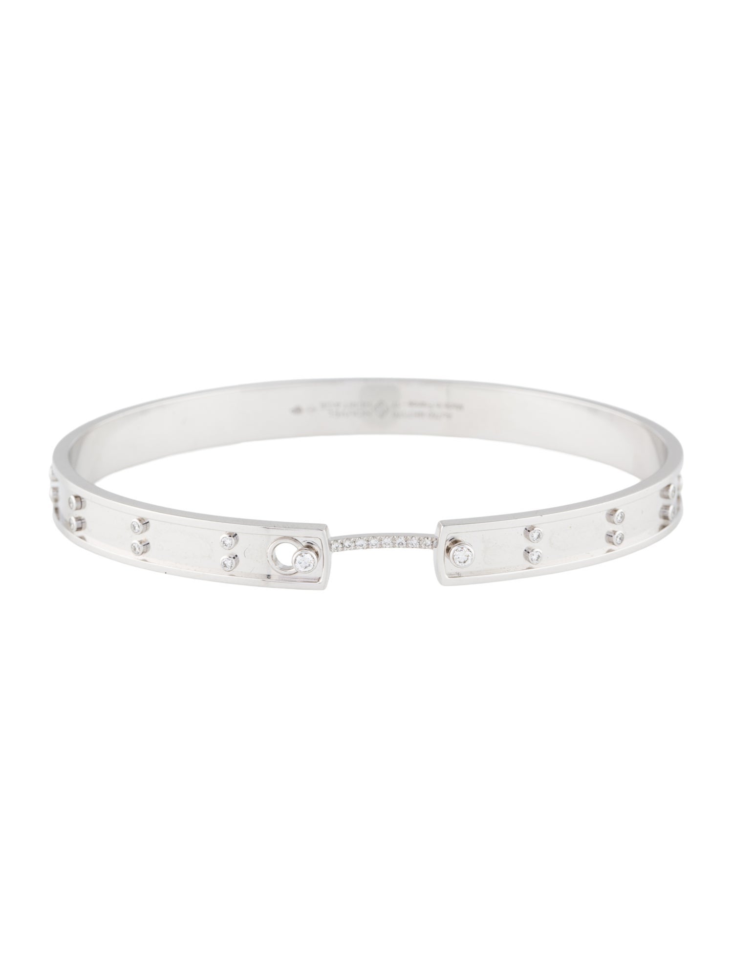 Nouvel Heritage 18K Diamond Picnic in Paris Bangle Bracelet