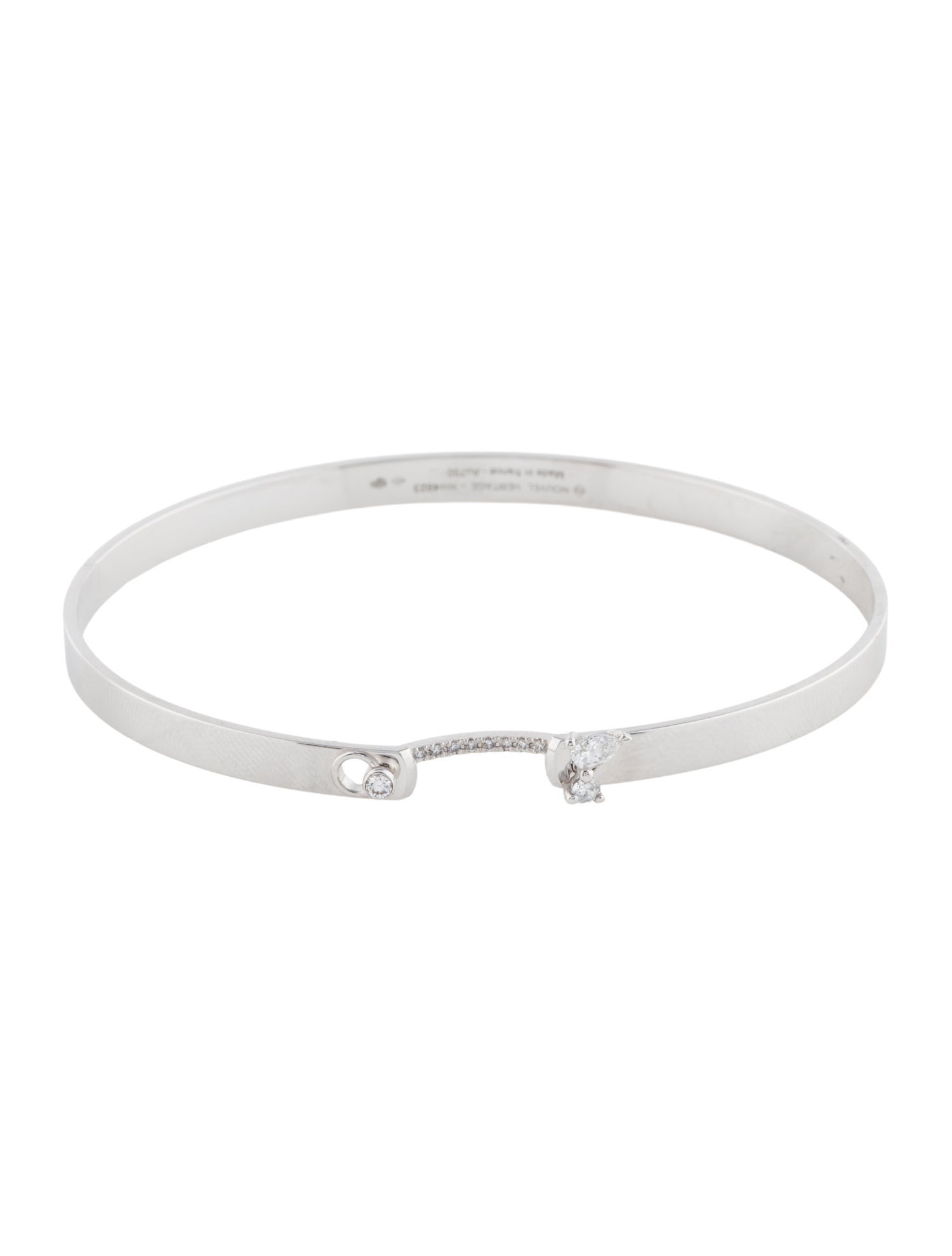 Nouvel Heritage 18K Diamond Cocktail Time Mood Bangle Bracelet