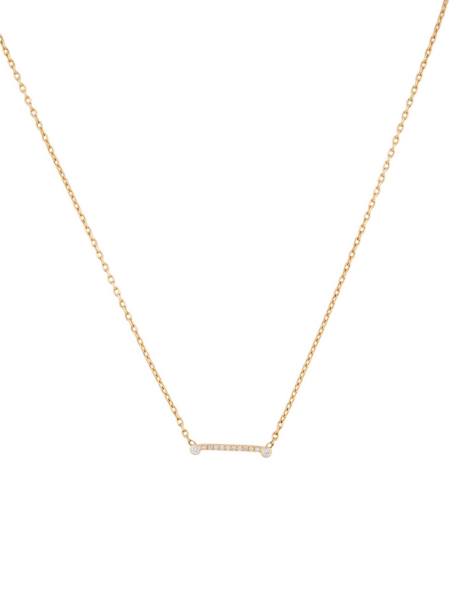 Nouvel Heritage 18K Diamond Business Meeting Mood Pendant Necklace