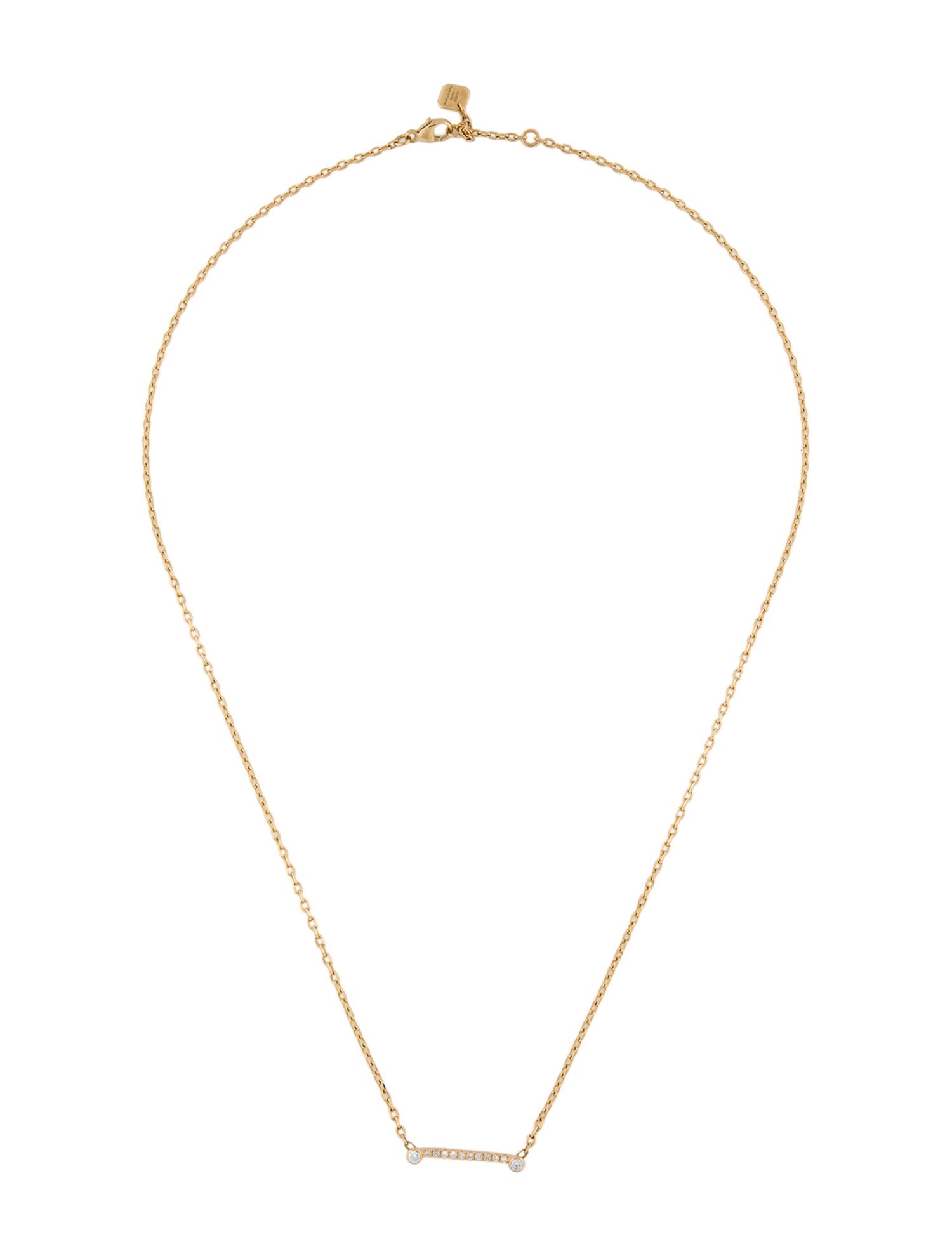 Nouvel Heritage 18K Diamond Business Meeting Mood Pendant Necklace