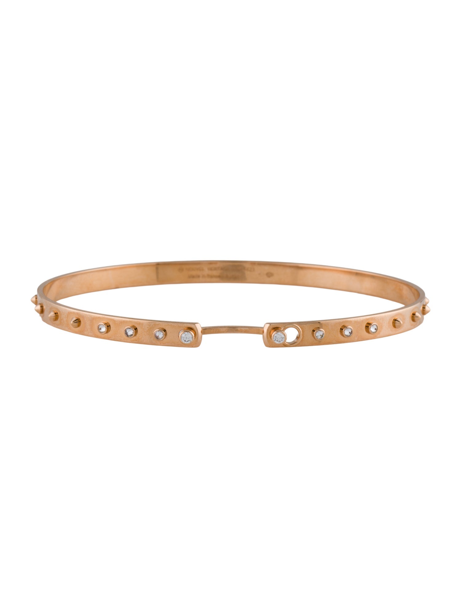 Nouvel Heritage 18K Diamond Brunch In NY Mood Bangle Bracelet