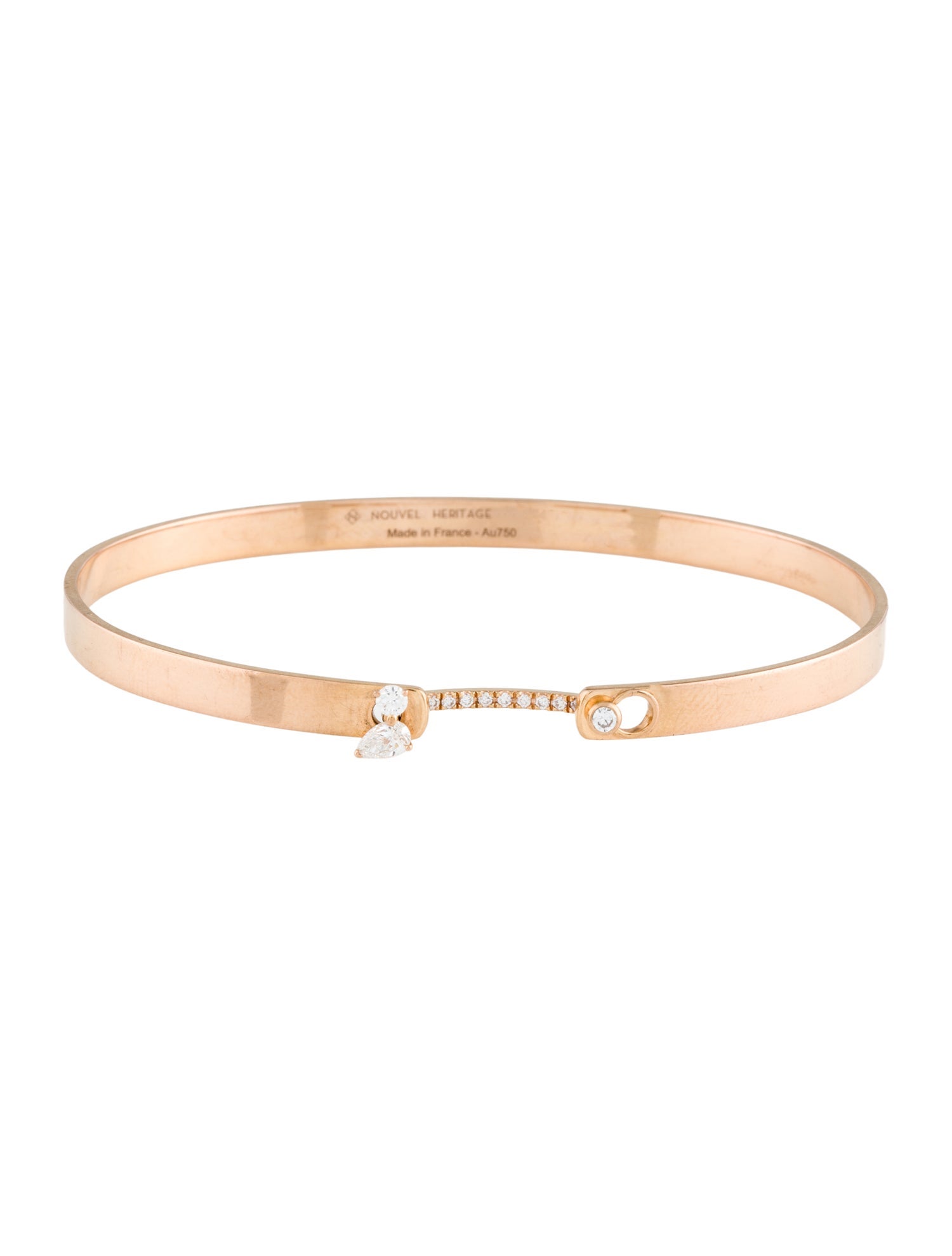 Nouvel Heritage 18K Diamond Cocktail Time Mood Bangle