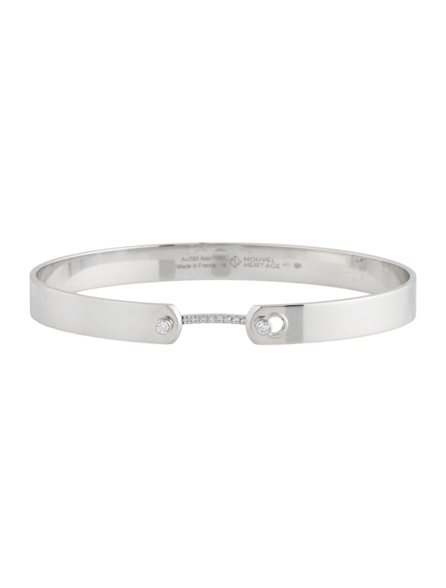 Nouvel Heritage 18K Diamond Business Meeting GM Mood Bangle