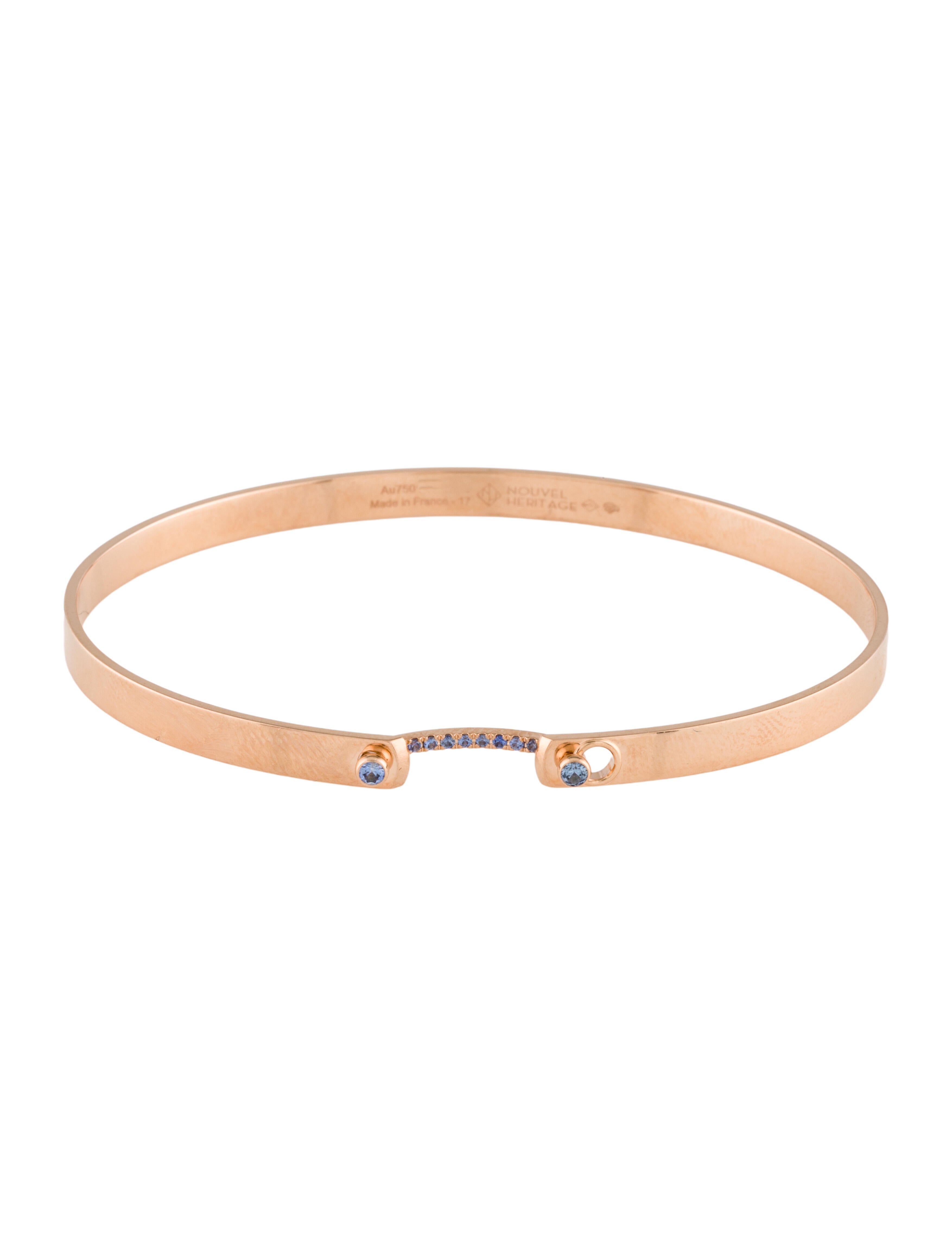 Nouvel Heritage 18K Sapphire Mood Bangle
