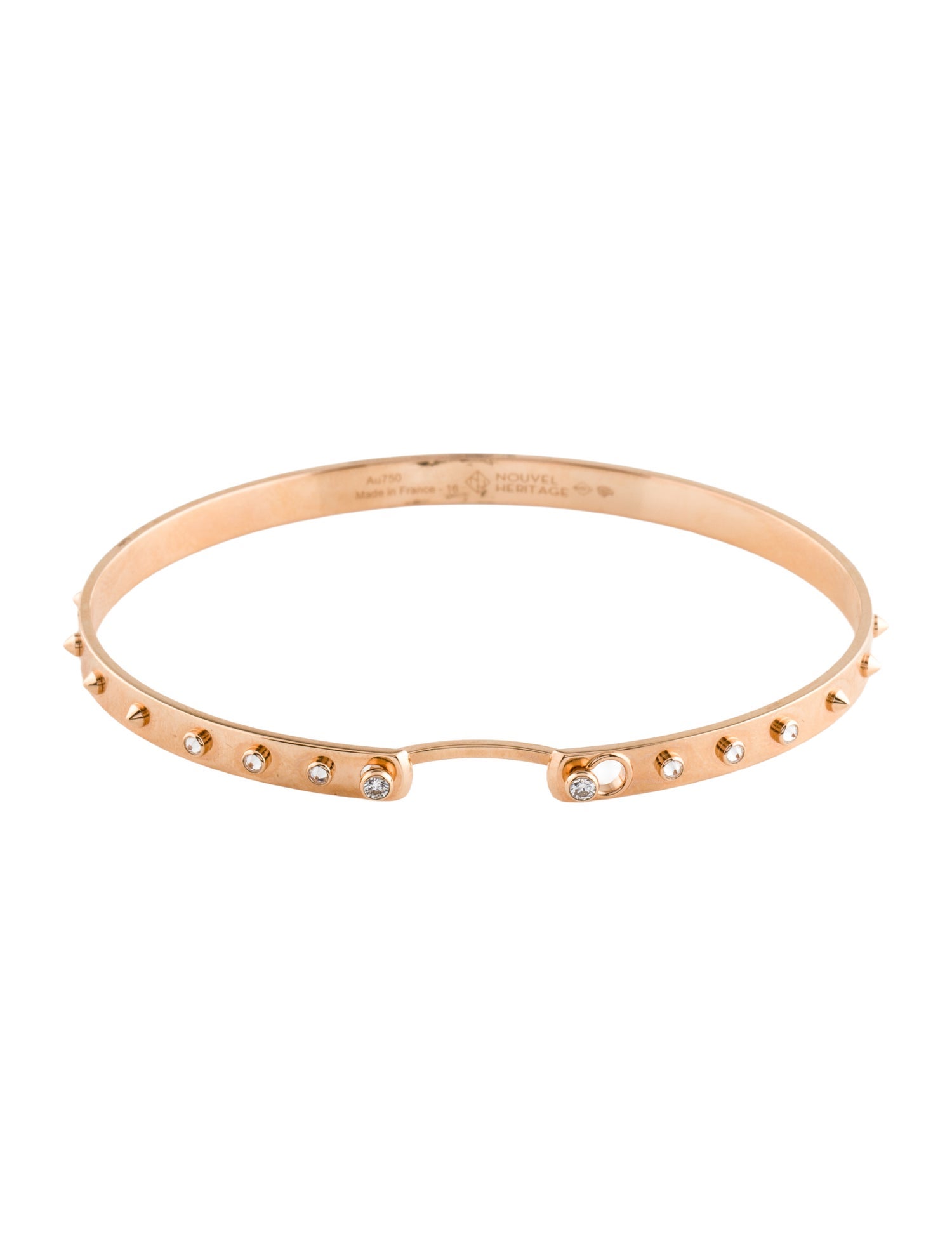 Nouvel Heritage 18K Diamond Brunch in NY Mood Bangle