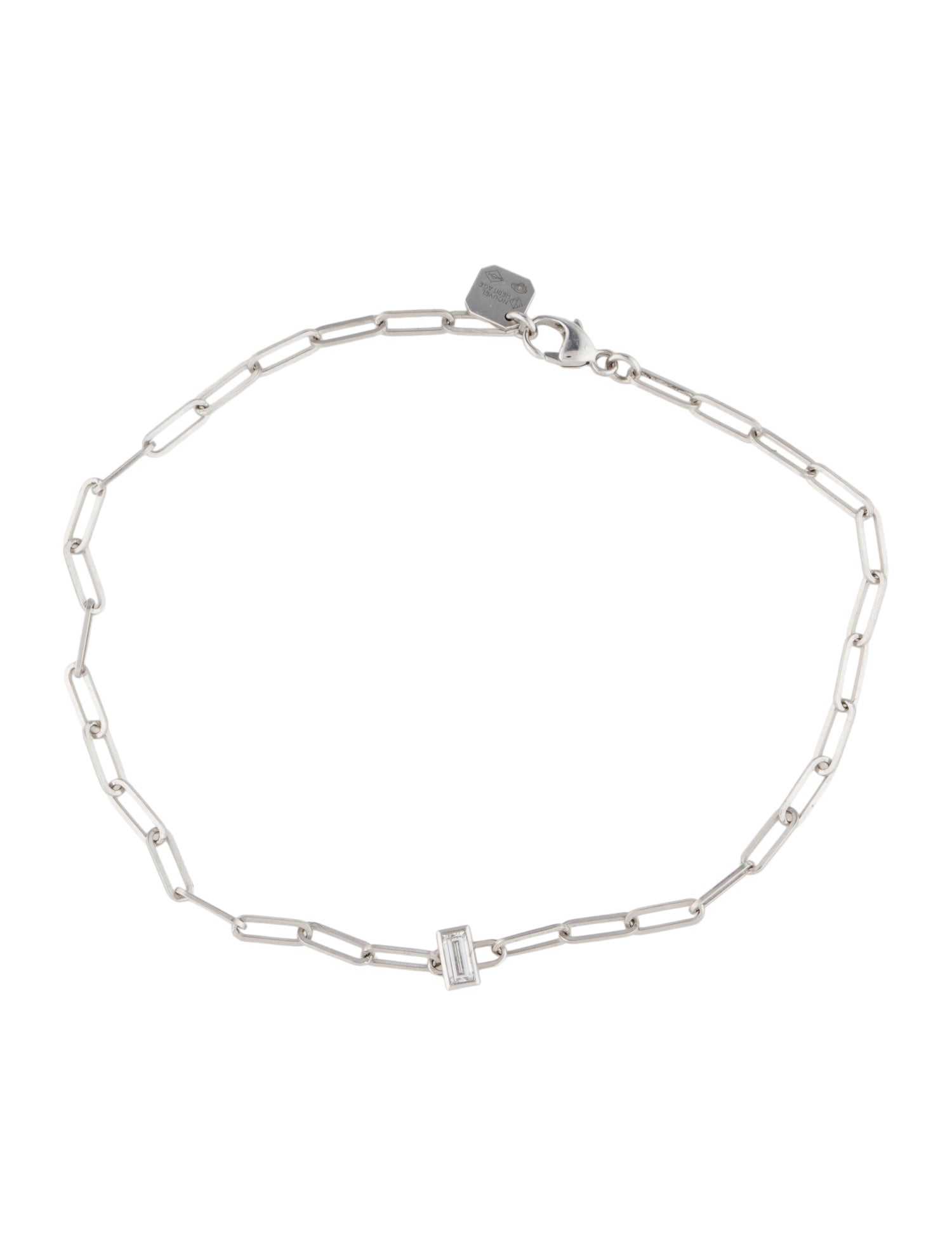 Nouvel Heritage 18K Diamond Classic Link Bracelet