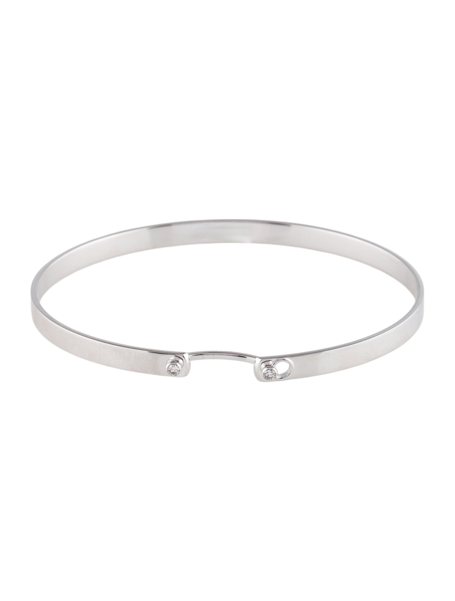 Nouvel Heritage 18K Diamond Business Meeting Mood Bangle
