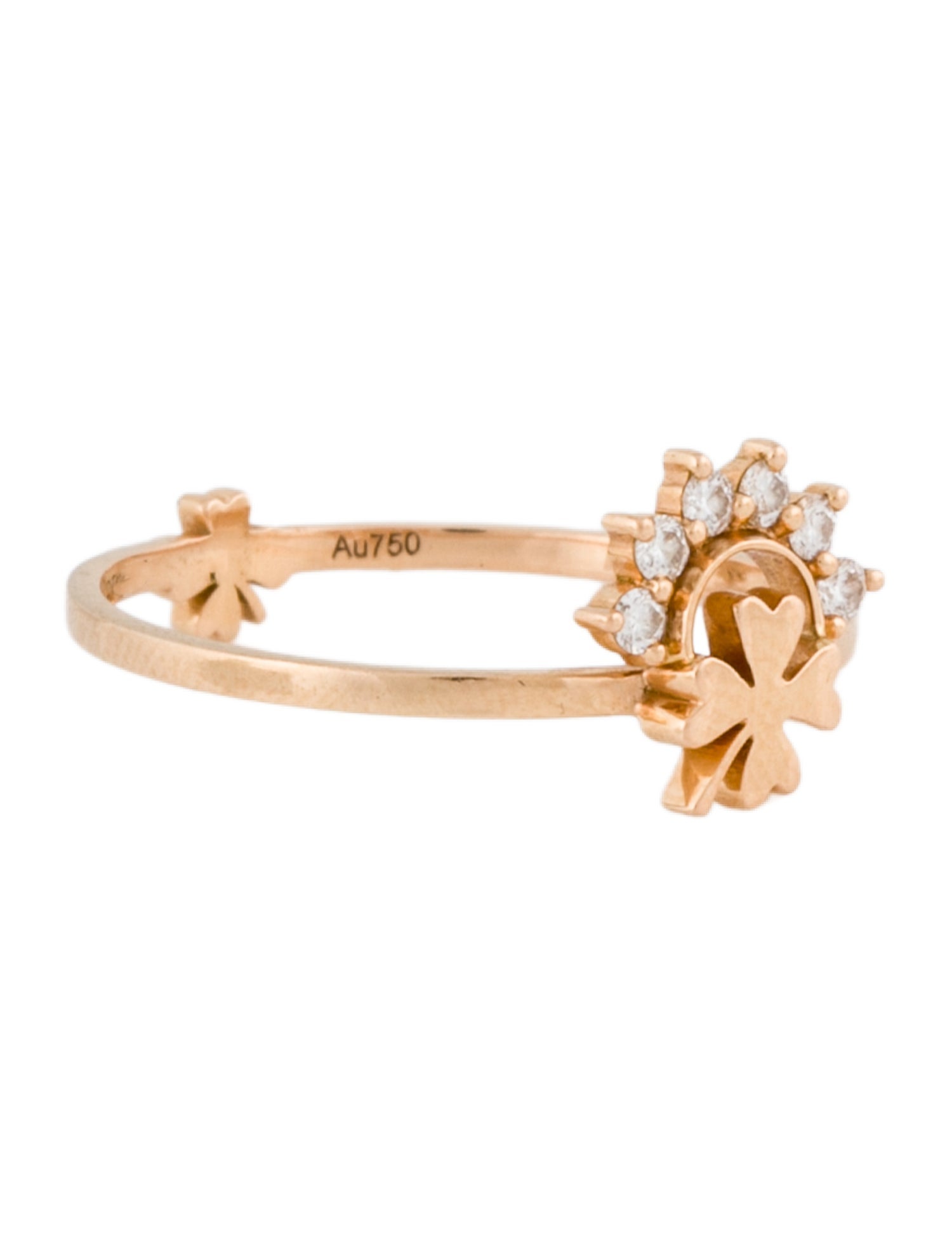 Nouvel Heritage 14K Diamond Clover Cocktail Ring