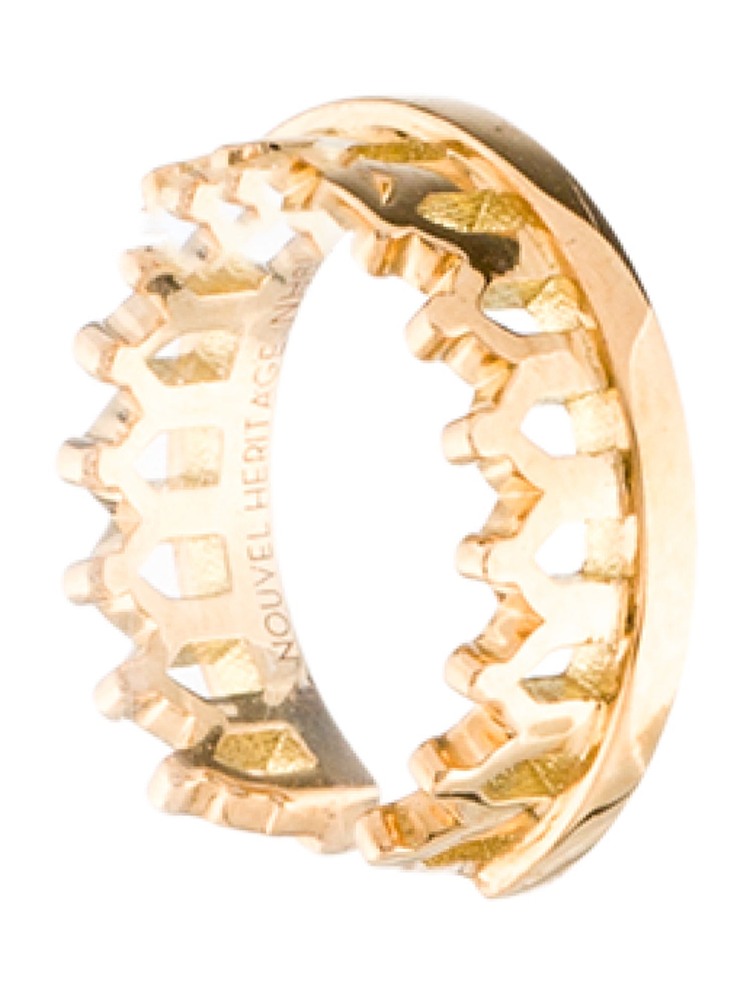 Nouvel Heritage 18K Vendome Simple Gold Single Ear Cuff