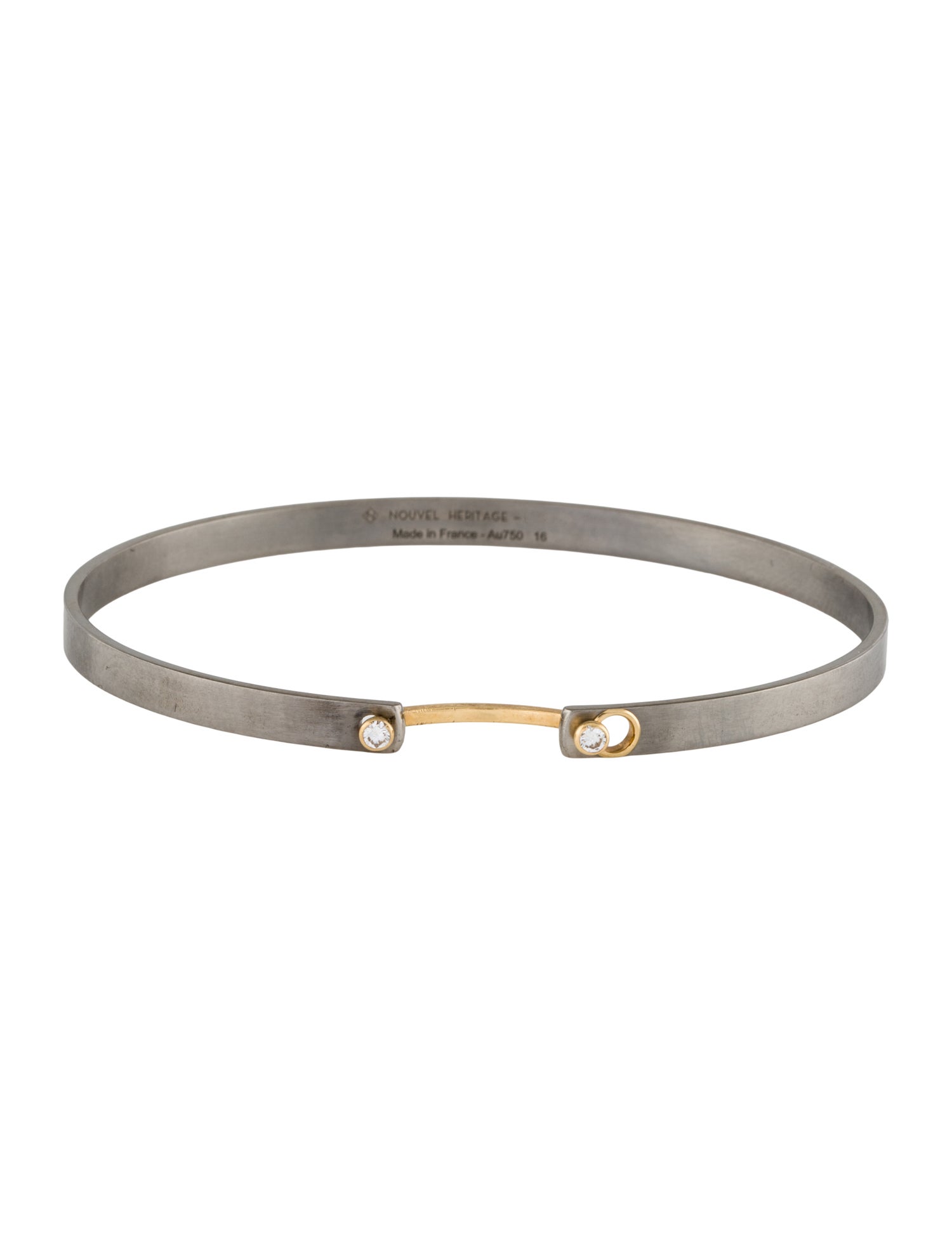 Nouvel Heritage Diamond Paris From The Sky Mood Bangle
