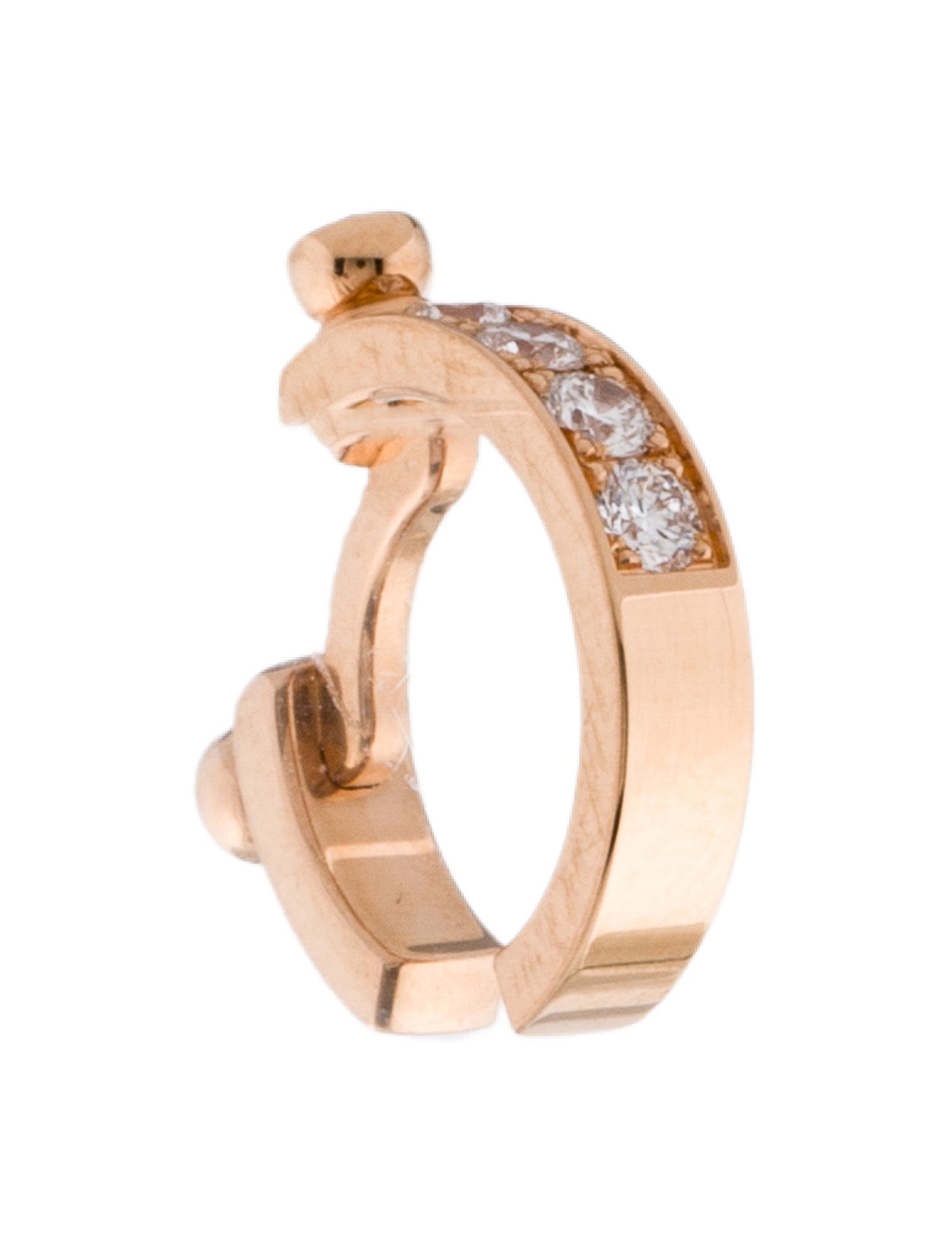 Nouvel Heritage 18K Diamond Tuxedo Mood Single Ear Cuff