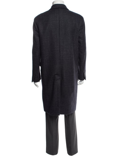 Harmony Plaid Print Overcoat