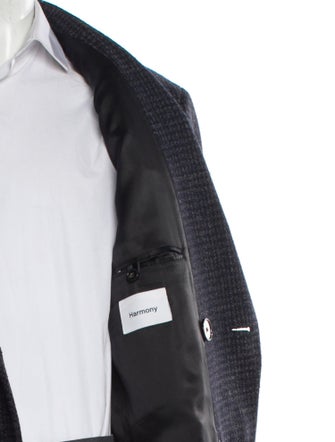 Harmony Plaid Print Overcoat