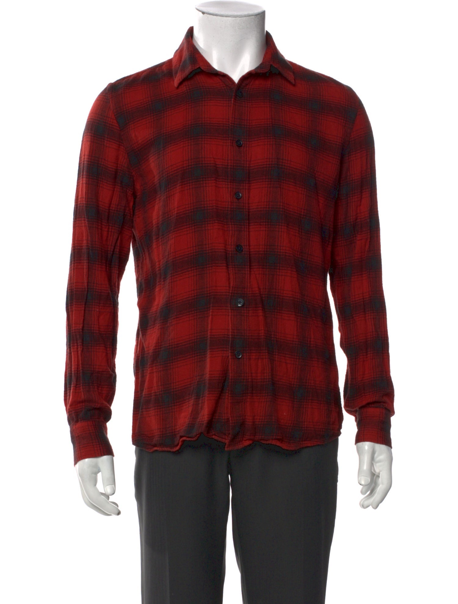 Harmony Plaid Print Long Sleeve Shirt