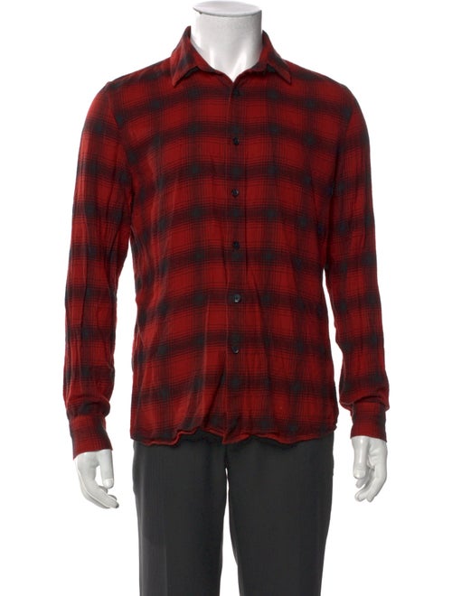 Harmony Plaid Print Long Sleeve Shirt