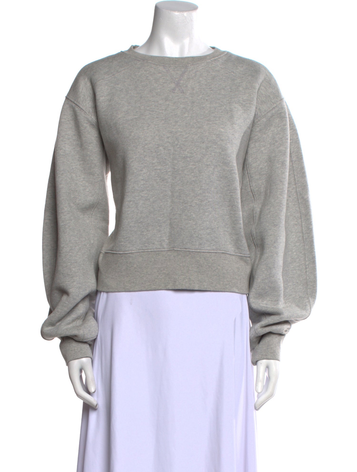 Rùadh Bateau Neckline Long Sleeve Sweatshirt