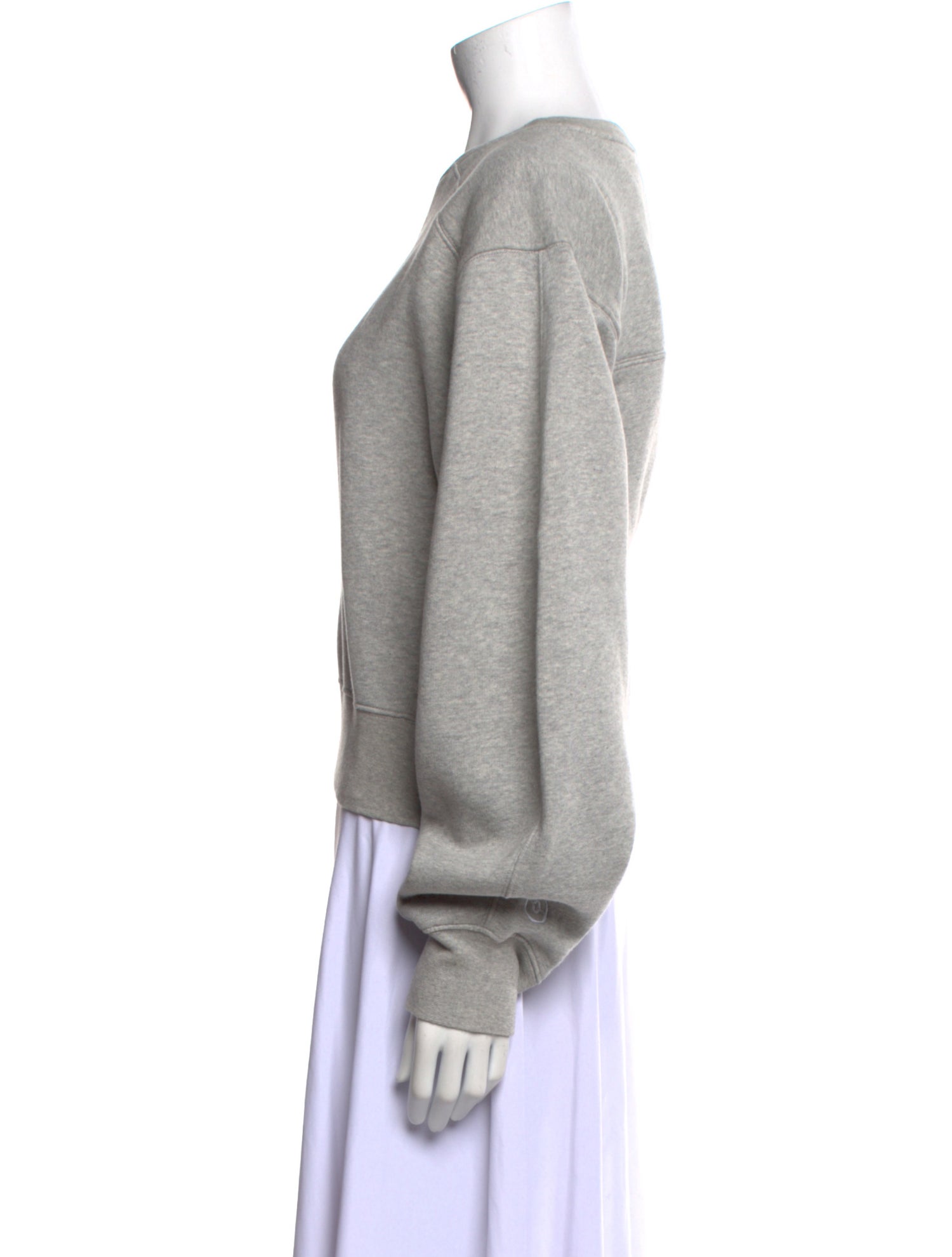 Rùadh Bateau Neckline Long Sleeve Sweatshirt