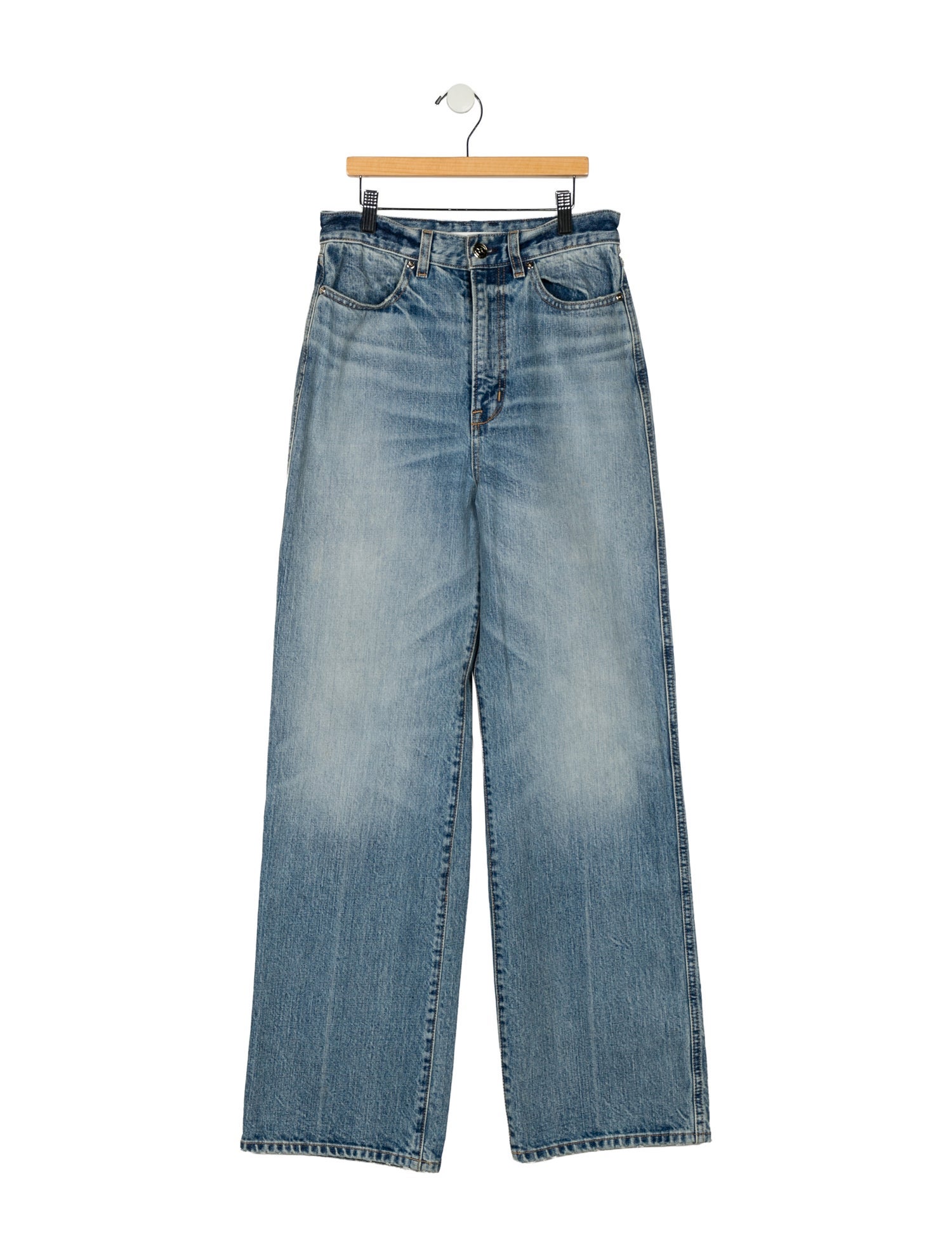Rùadh High-Rise Wide Leg Jeans