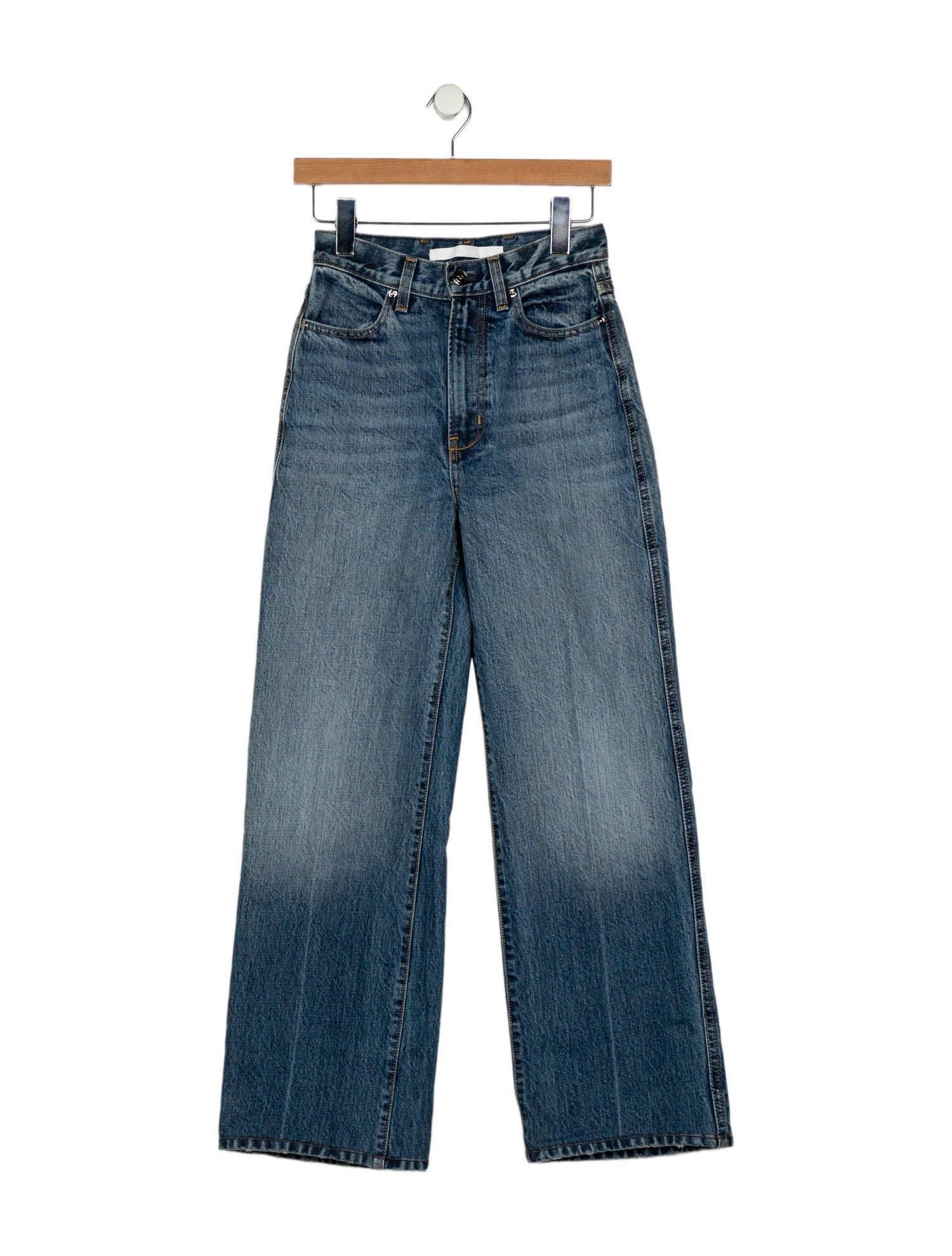 Rùadh High-Rise Wide Leg Jeans