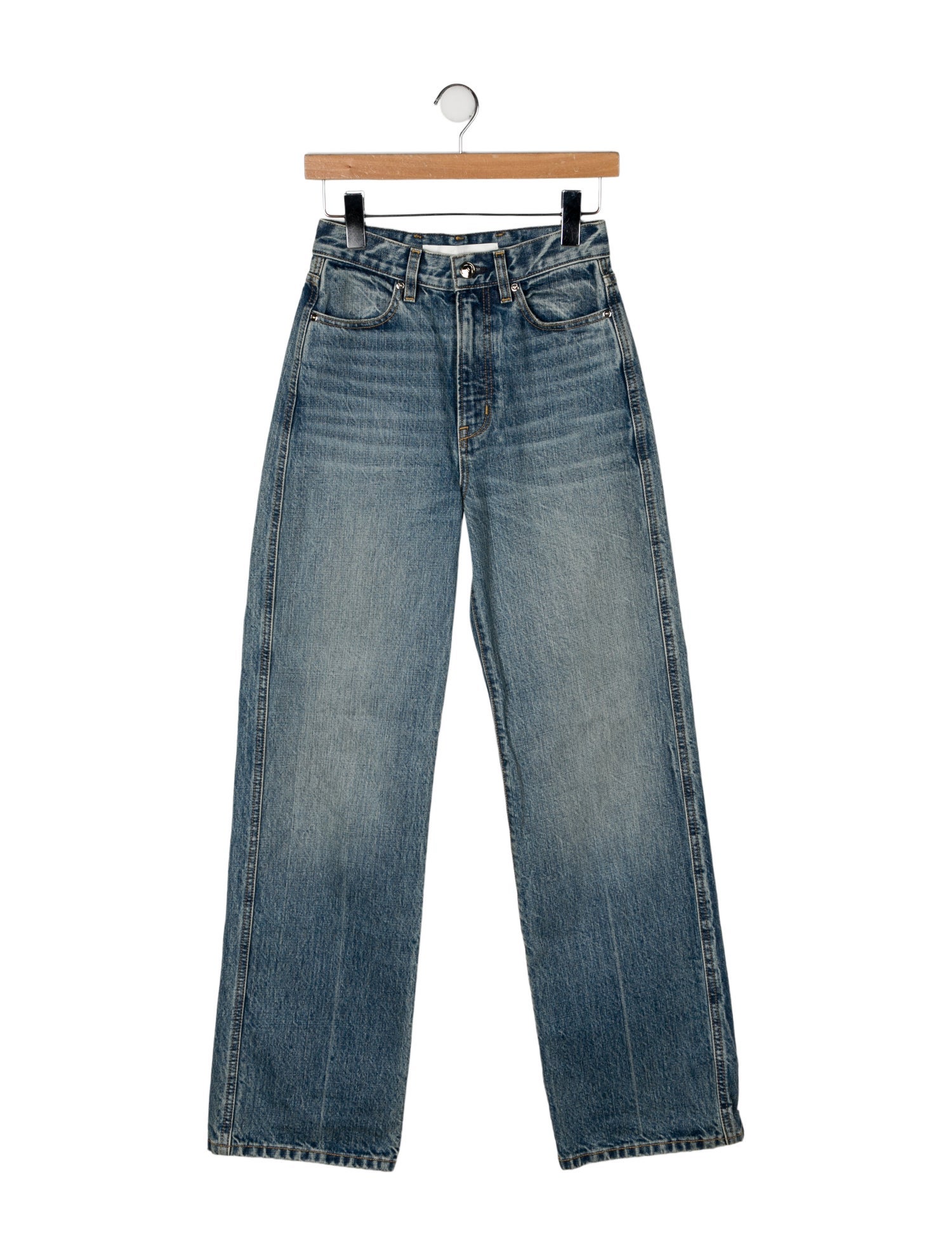 Rùadh High-Rise Wide Leg Jeans