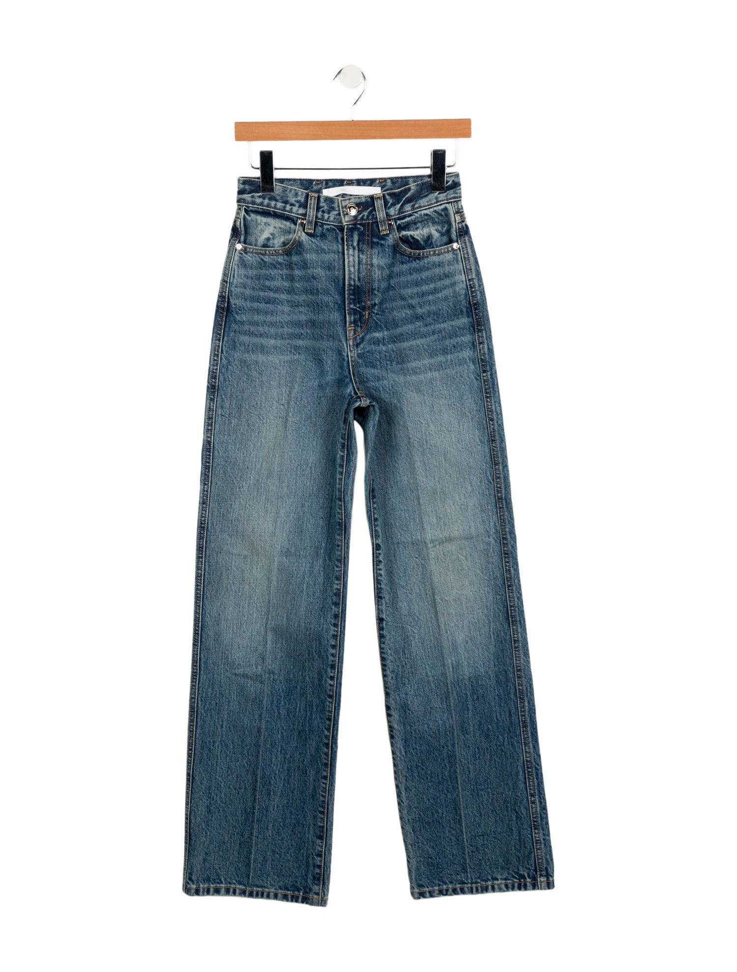 Rùadh High-Rise Wide Leg Jeans