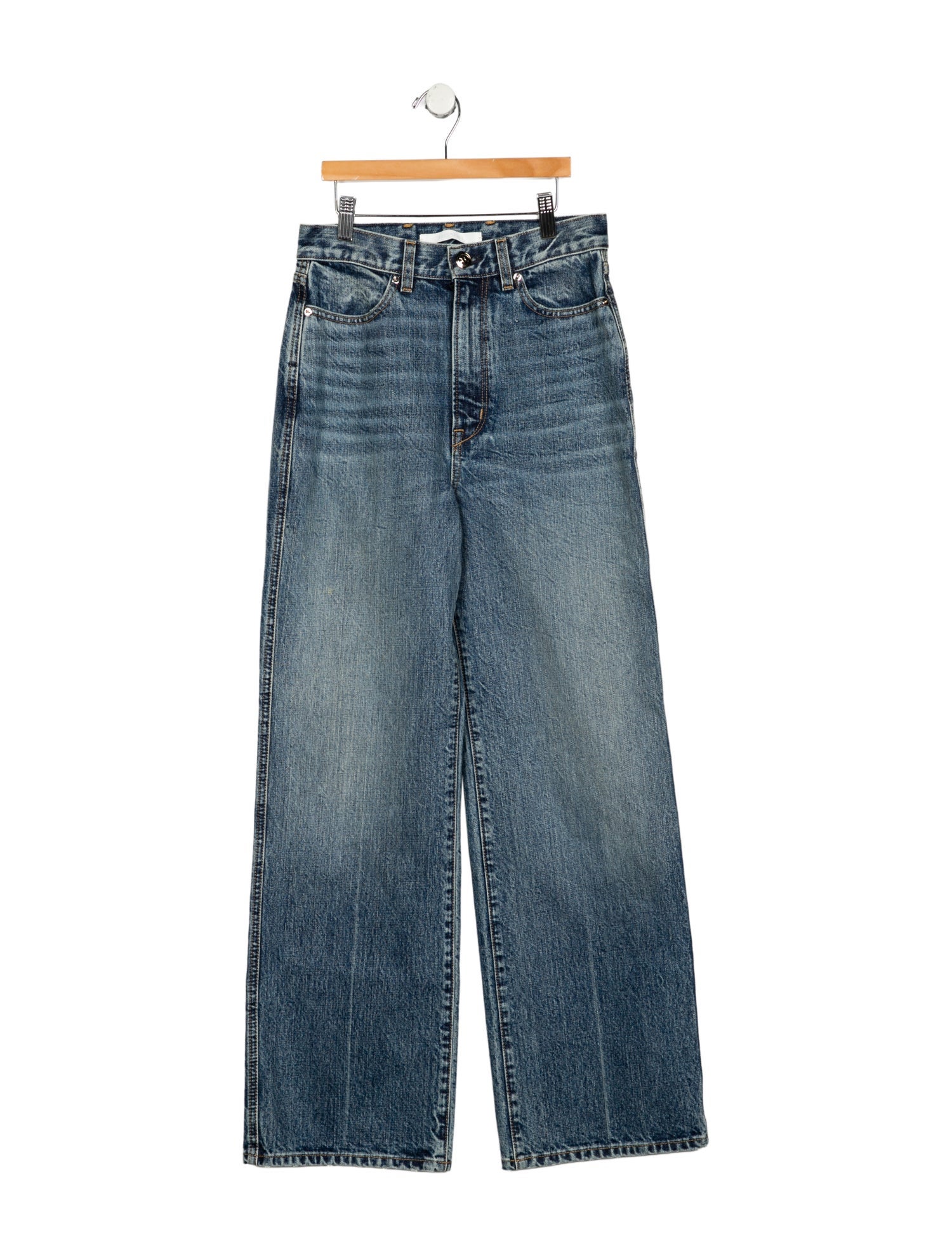 Rùadh High-Rise Wide Leg Jeans