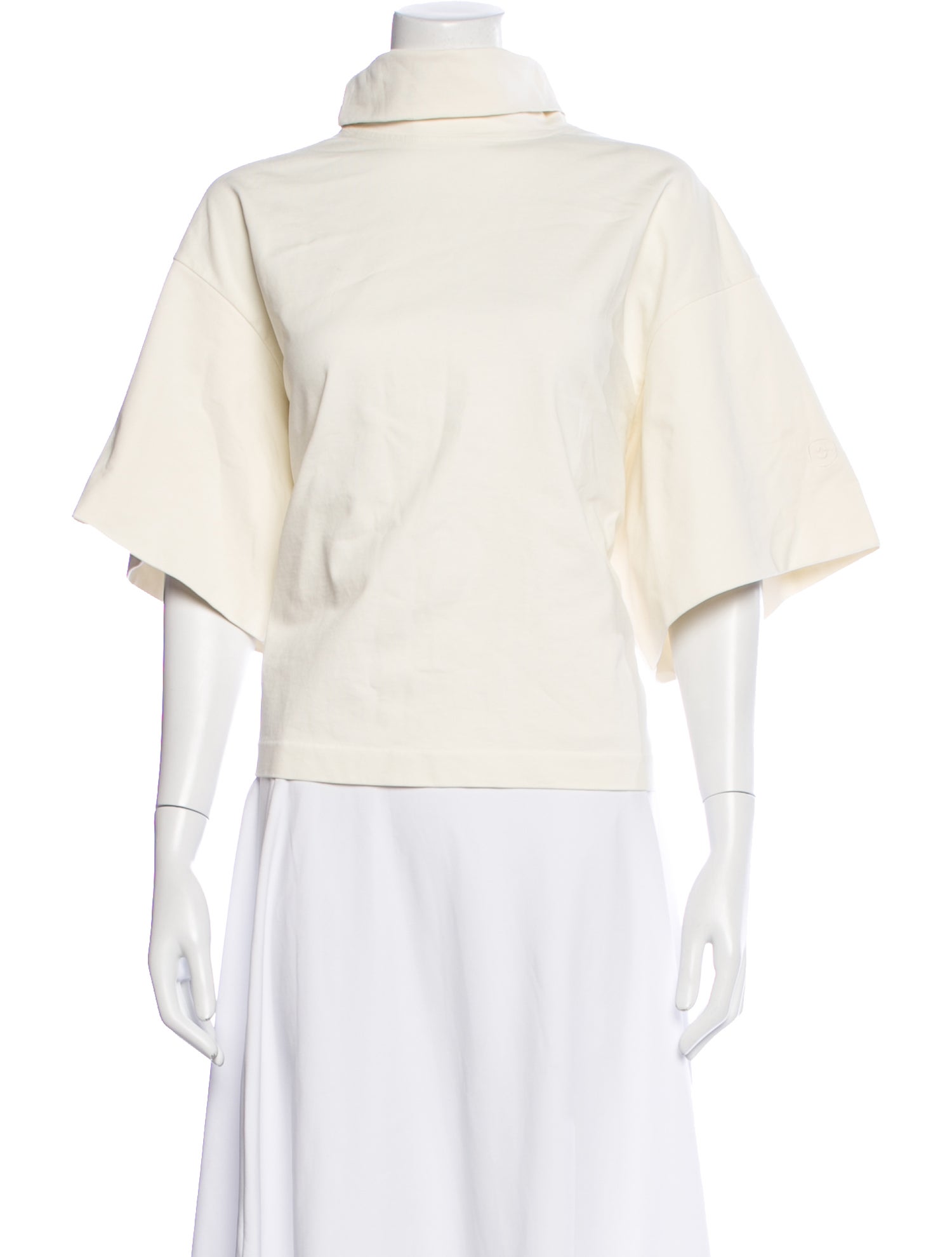 Rùadh Mock Neck Short Sleeve Top
