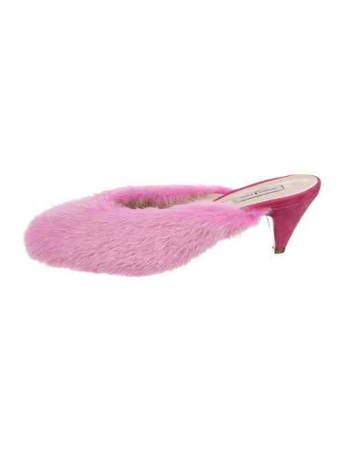Natasha Zinko Mink Round-Toe Mules
