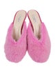 Natasha Zinko Mink Round-Toe Mules