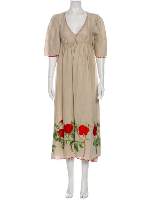 Natasha Zinko Linen Long Dress