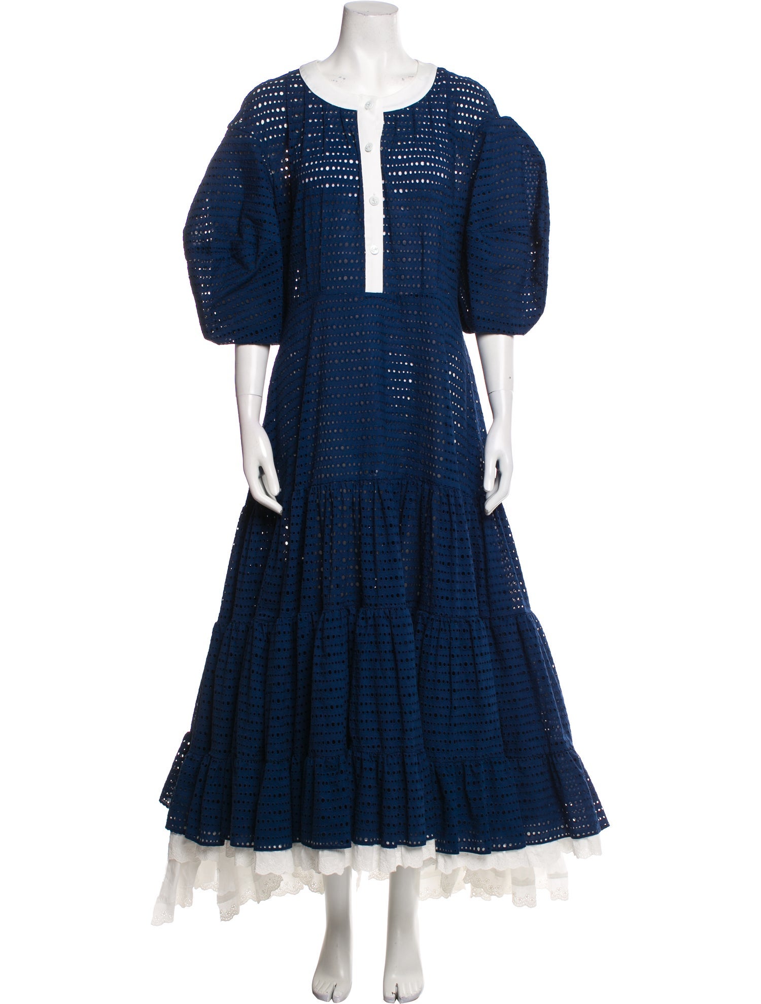 Natasha Zinko V-Neck Long Dress