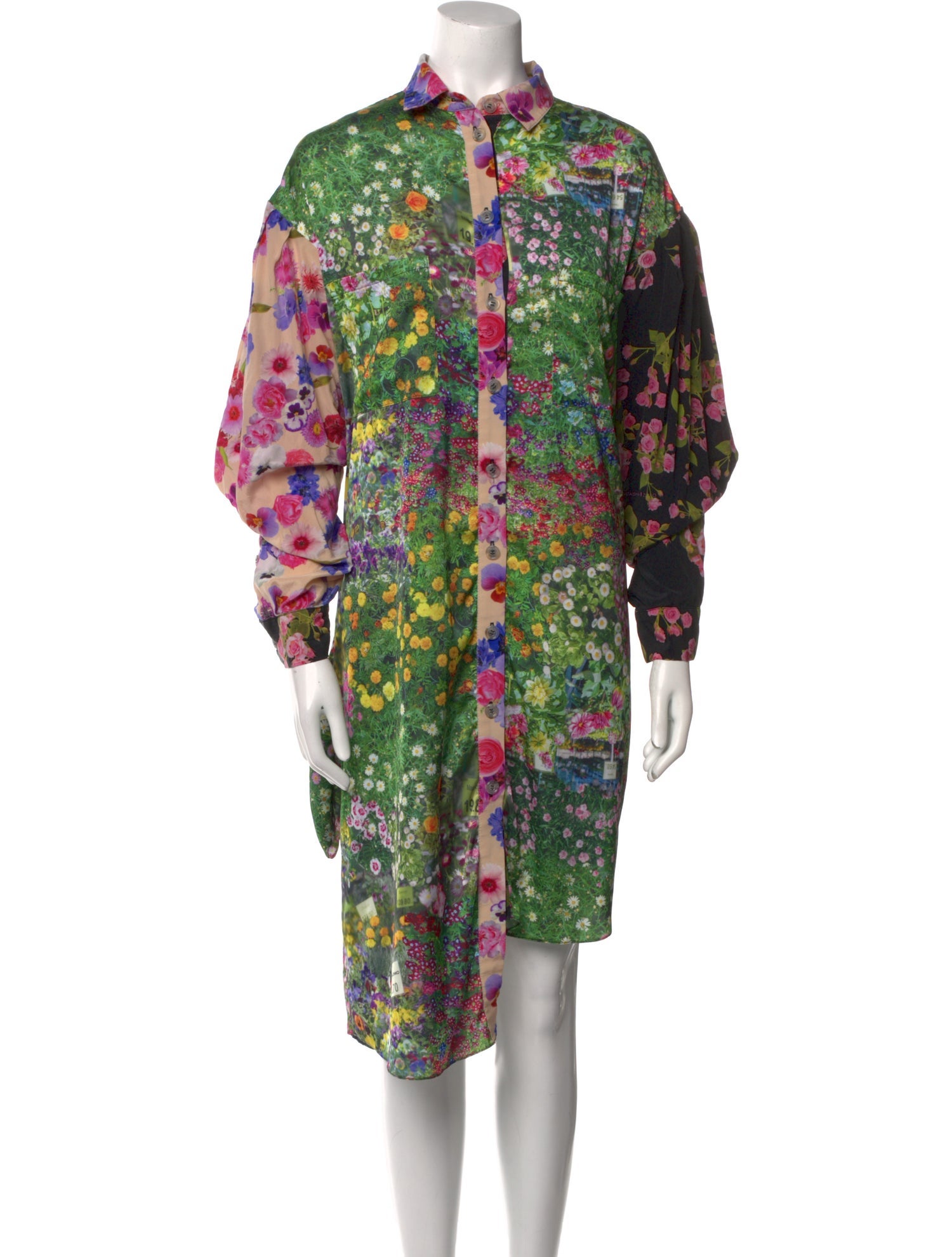 Natasha Zinko Floral Print Midi Length Dress