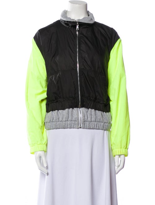 Natasha Zinko Nylon Colorblock Pattern Jacket