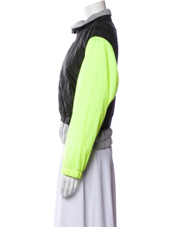 Natasha Zinko Nylon Colorblock Pattern Jacket