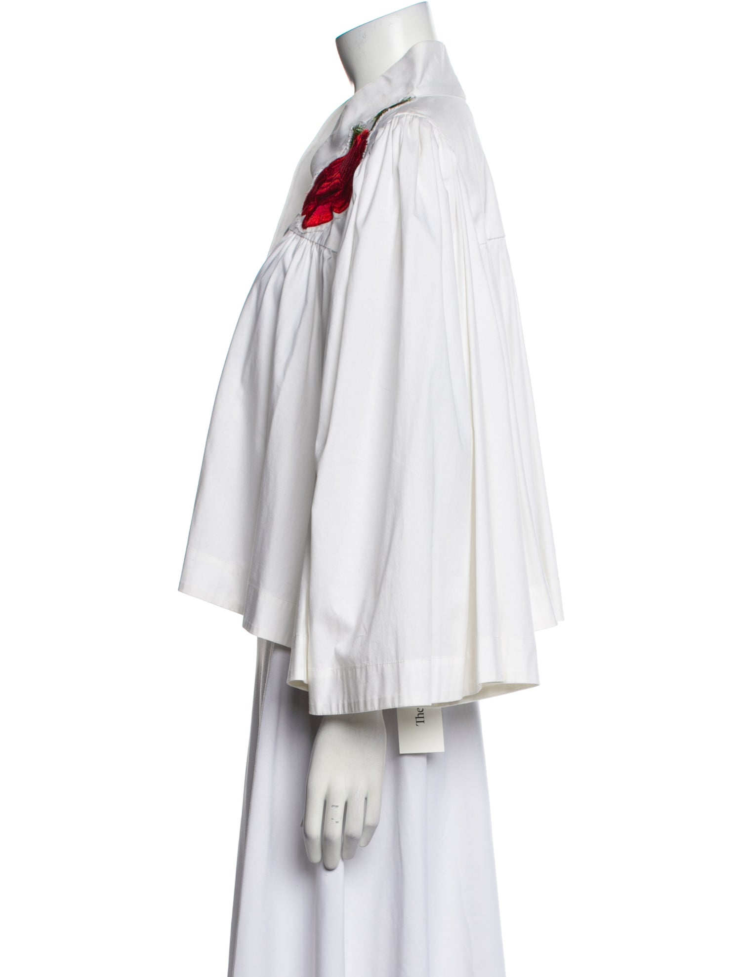 Natasha Zinko V-Neck Long Sleeve Blouse