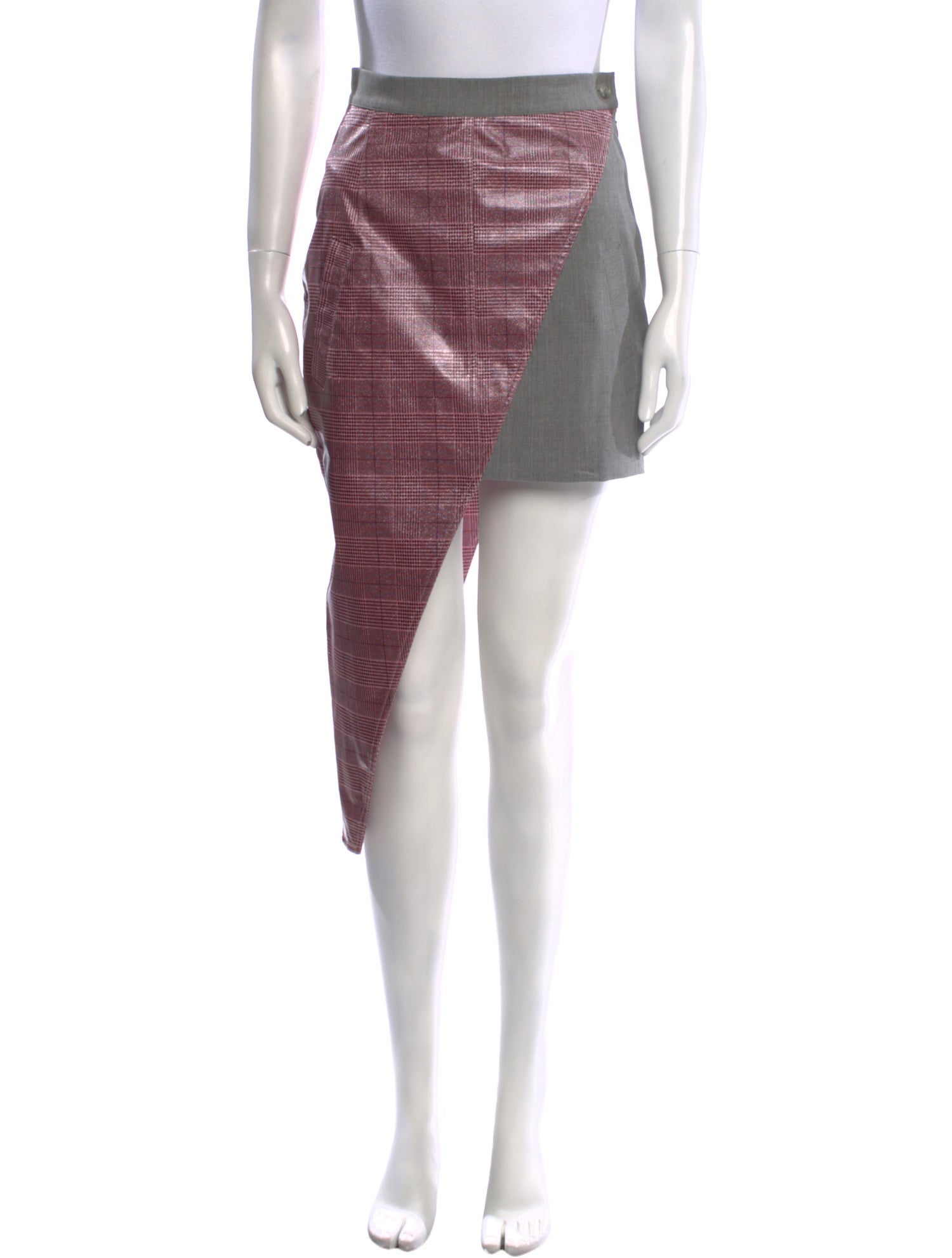 Natasha Zinko Striped Mini Skirt