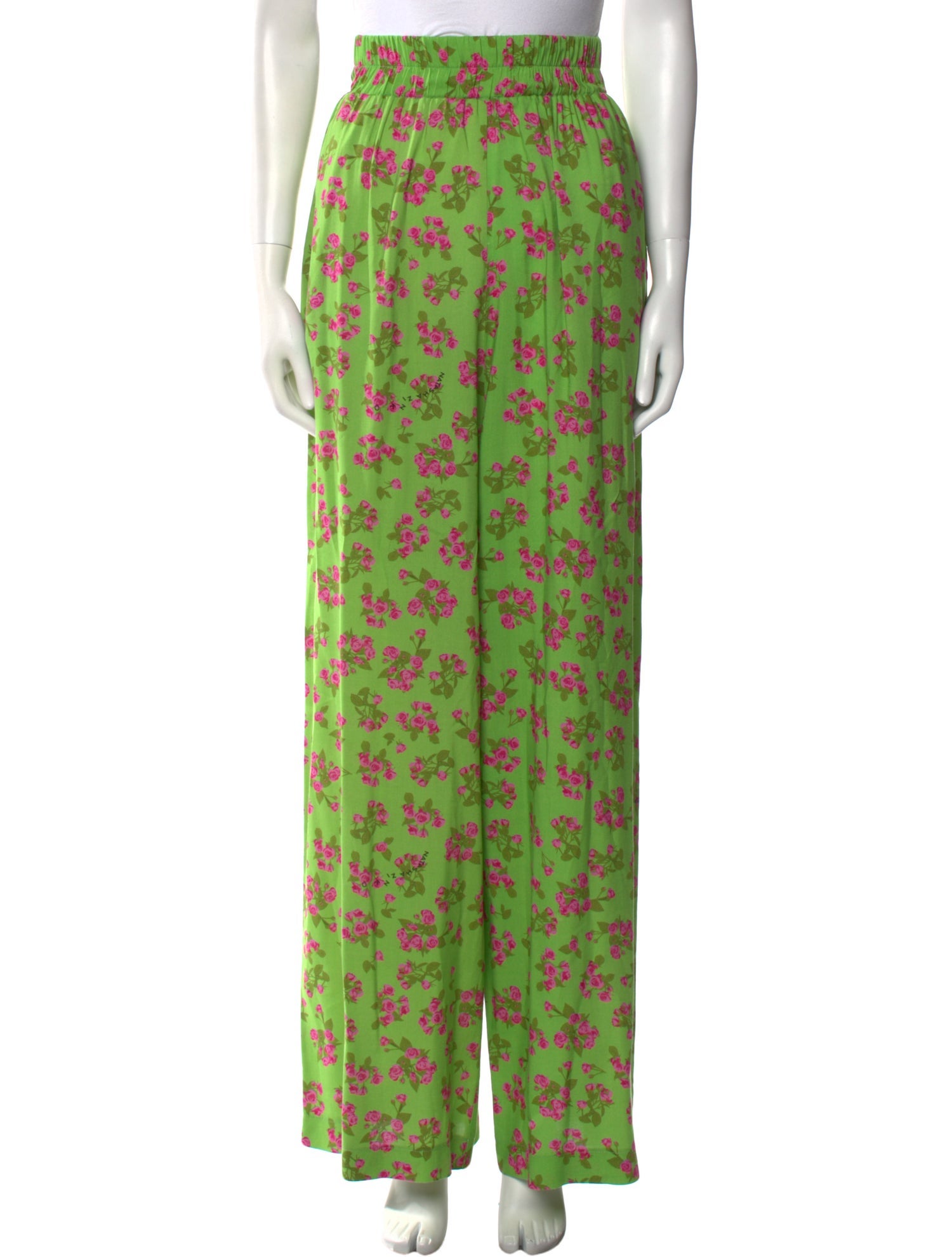 Natasha Zinko Printed Wide Leg Pants