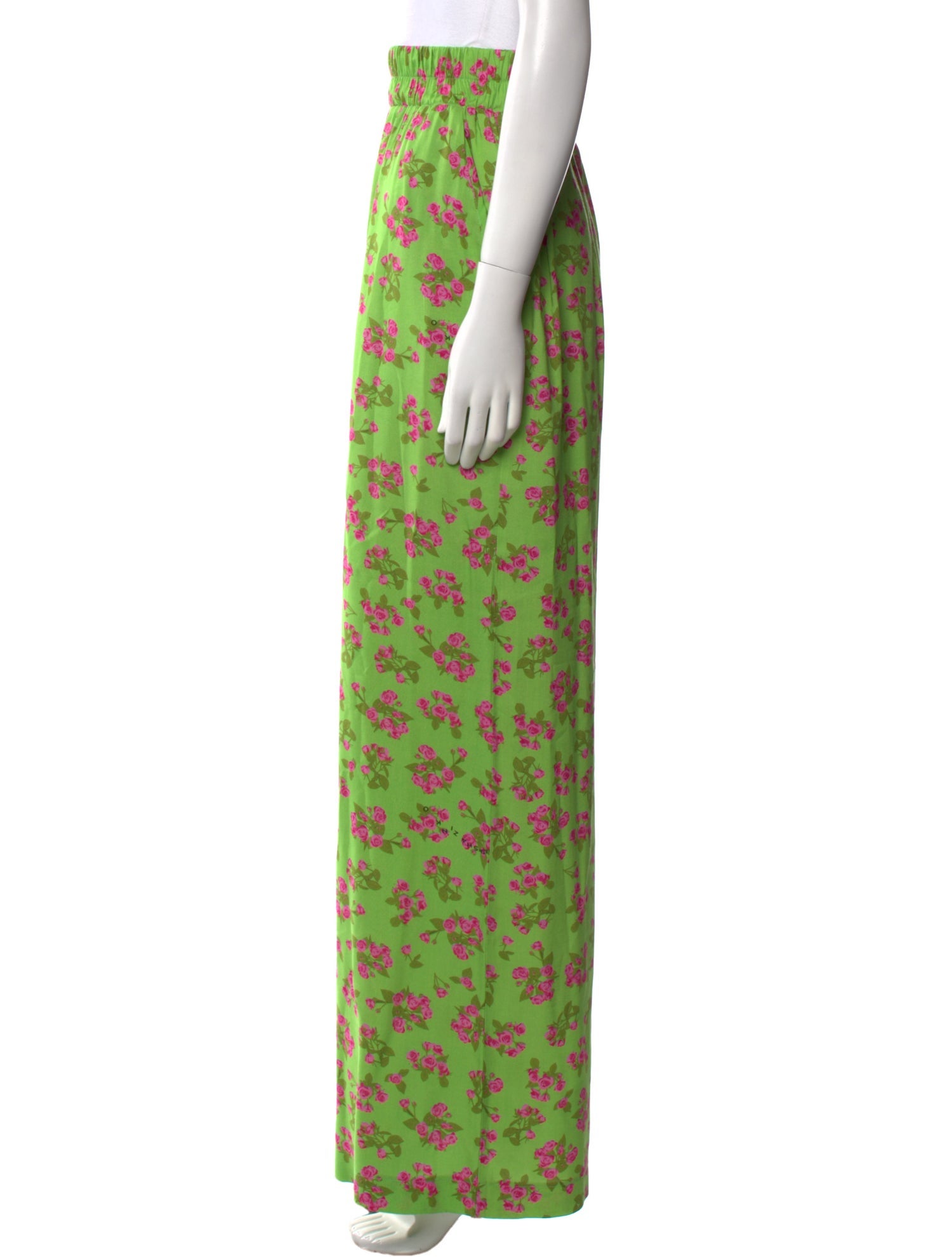Natasha Zinko Printed Wide Leg Pants