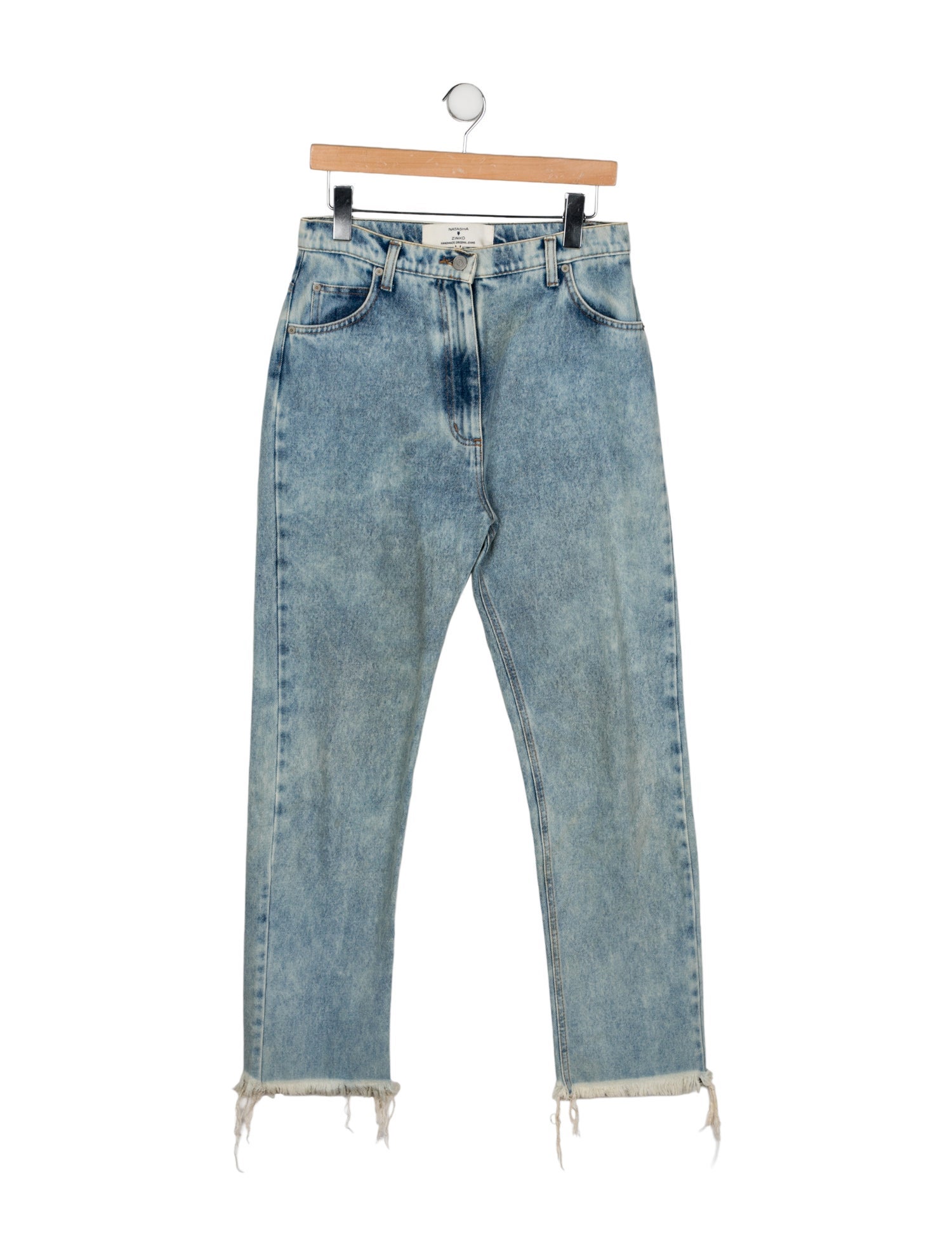 Natasha Zinko High-Rise Straight Leg Jeans