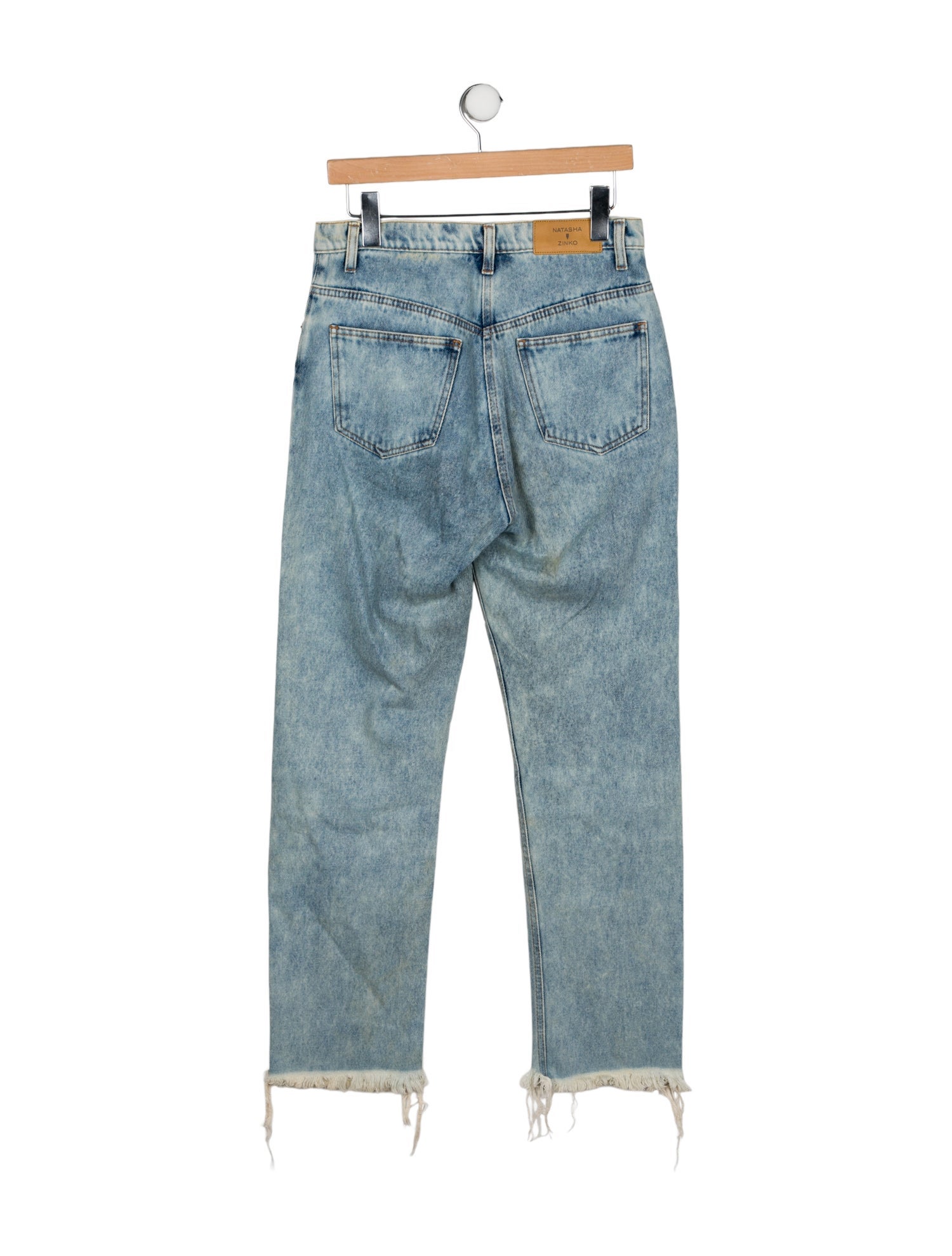 Natasha Zinko High-Rise Straight Leg Jeans