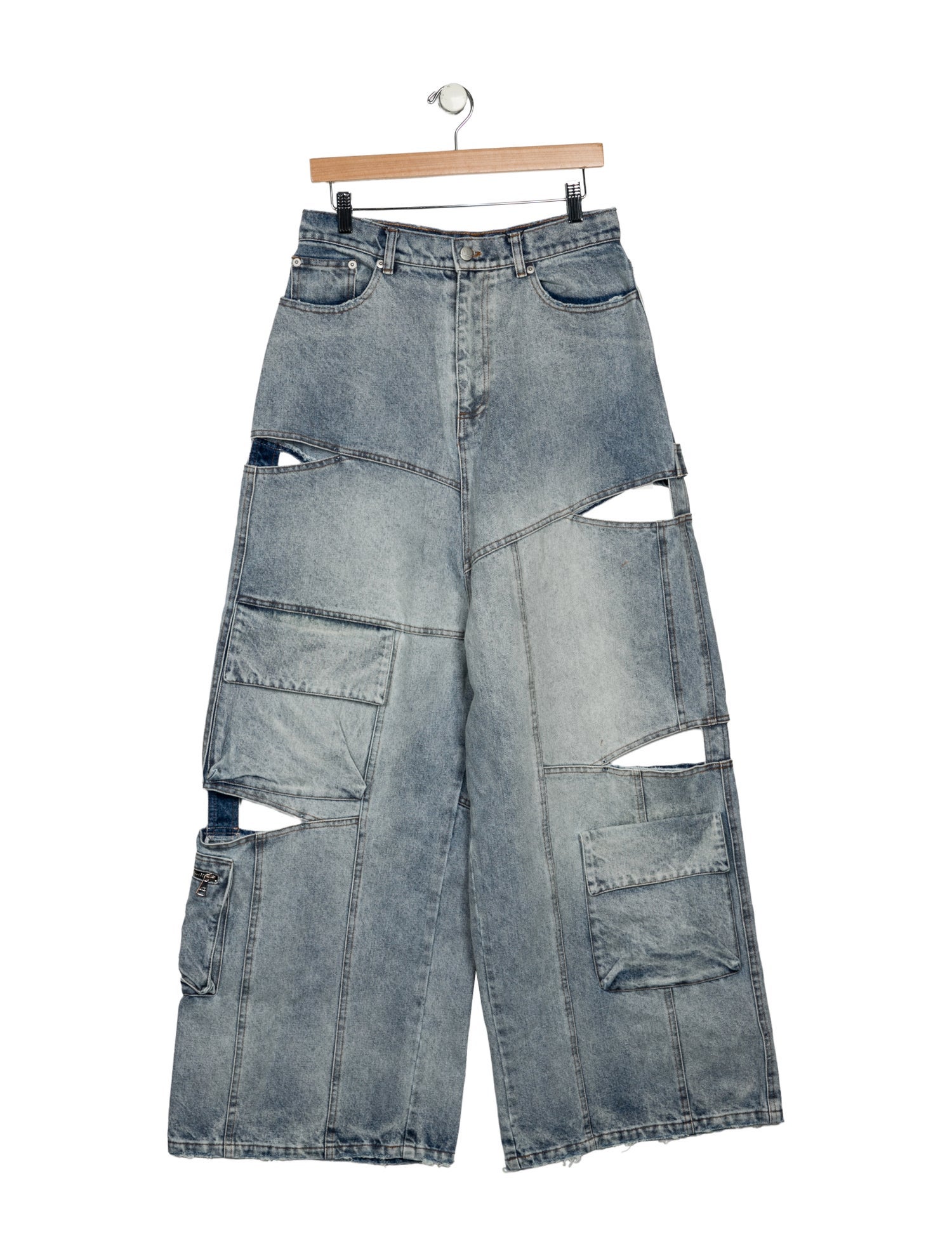 Natasha Zinko High-Rise Wide Leg Jeans