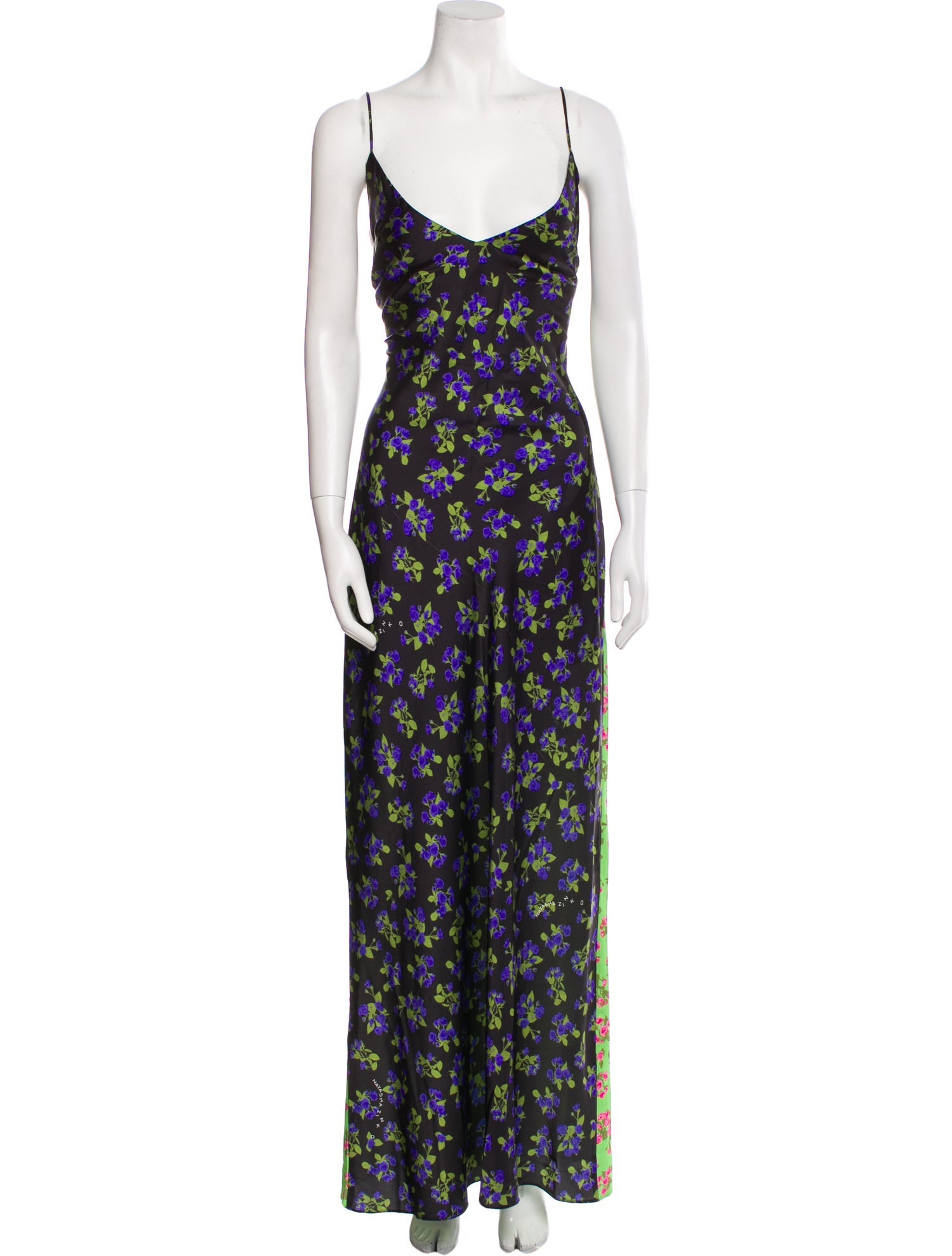 Natasha Zinko Floral Print Long Dress
