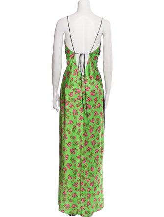 Natasha Zinko Floral Print Long Dress