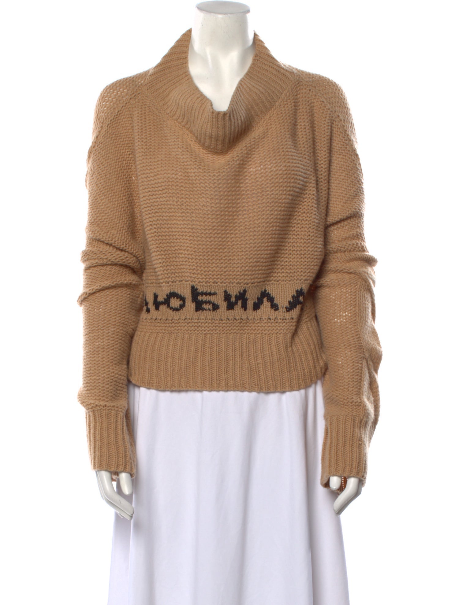 Natasha Zinko Cashmere Cowl Neck Sweater