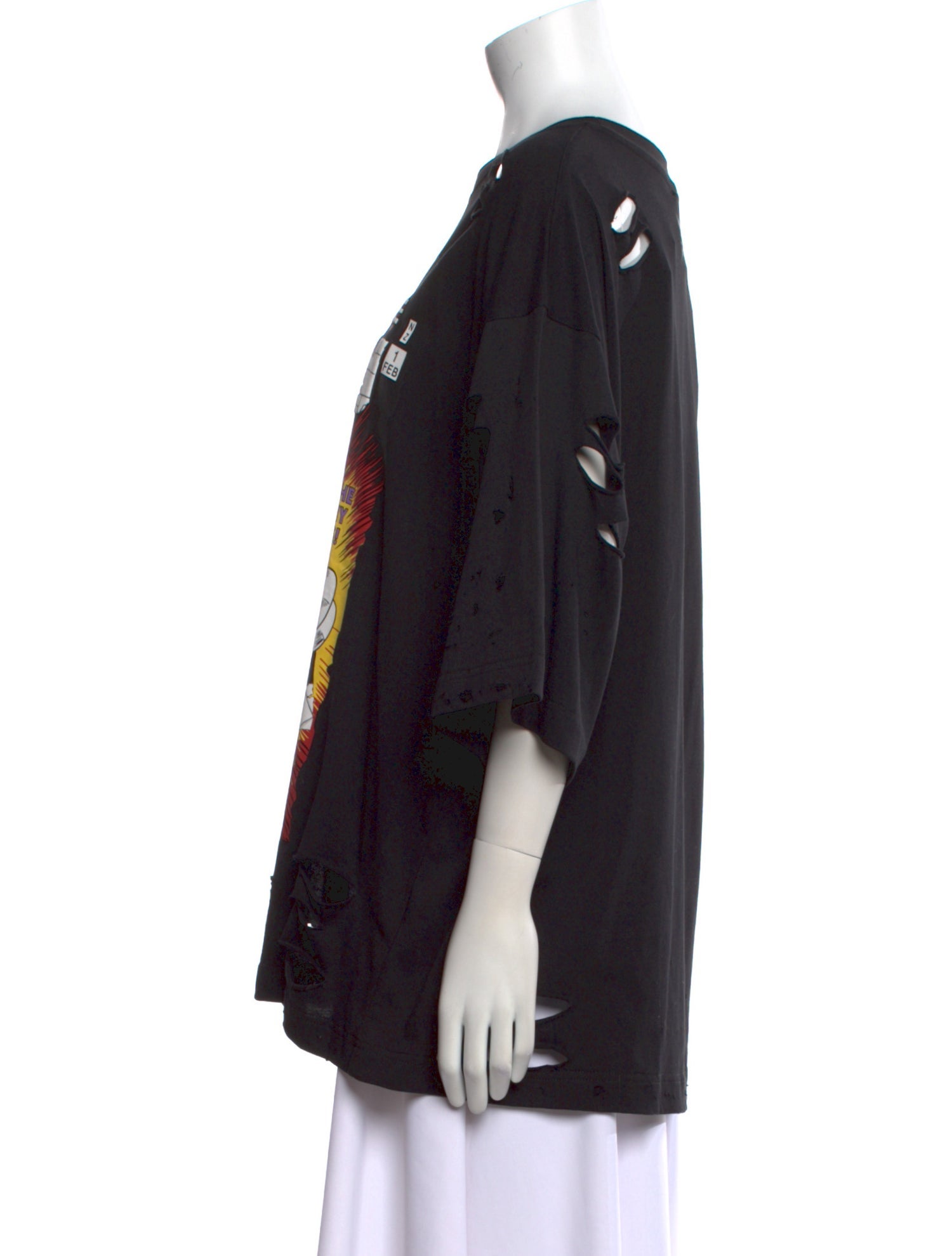 Natasha Zinko Graphic Print Crew Neck T-Shirt w/ Tags